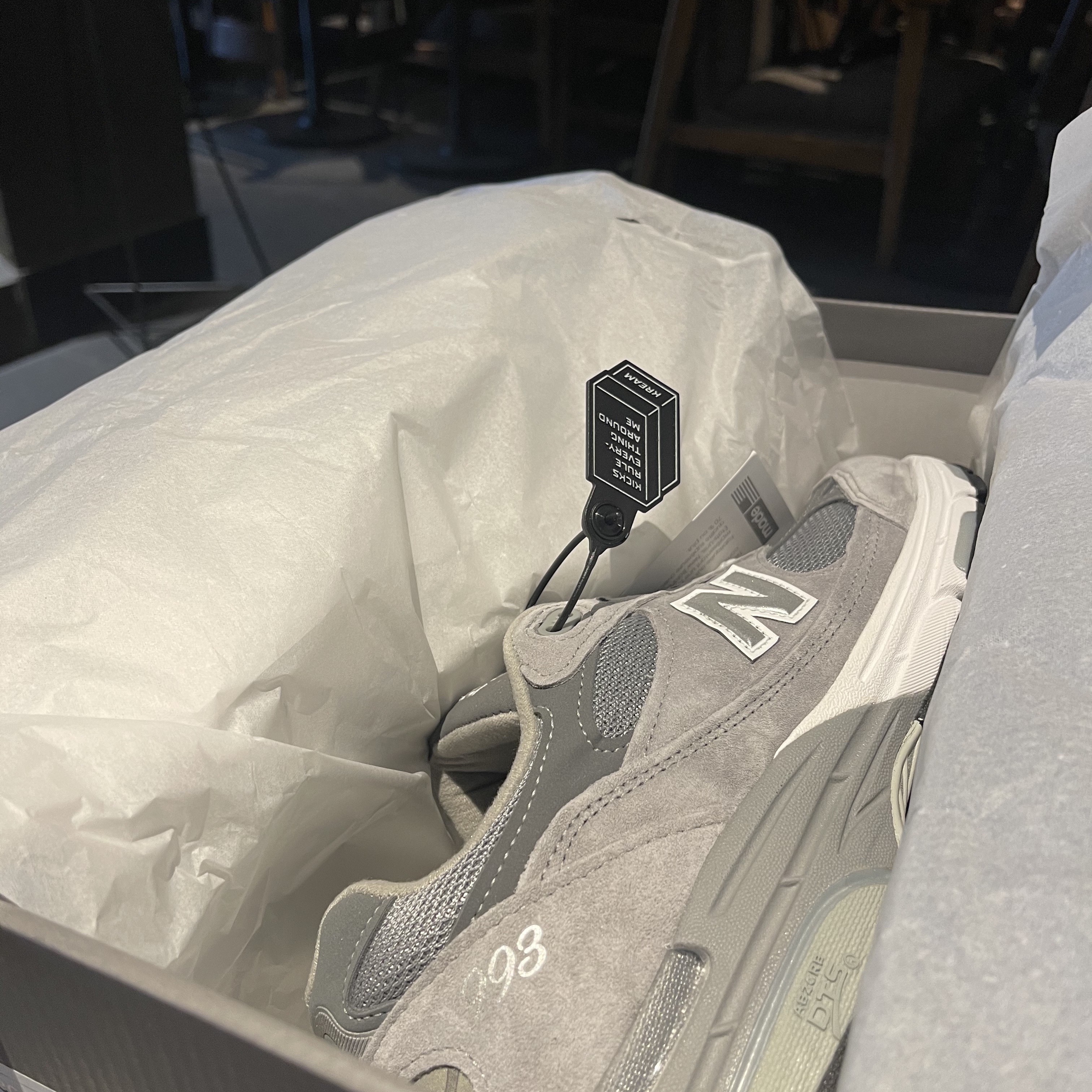 New Balance 993 Made in USA Grey - D Standard 착용 스타일