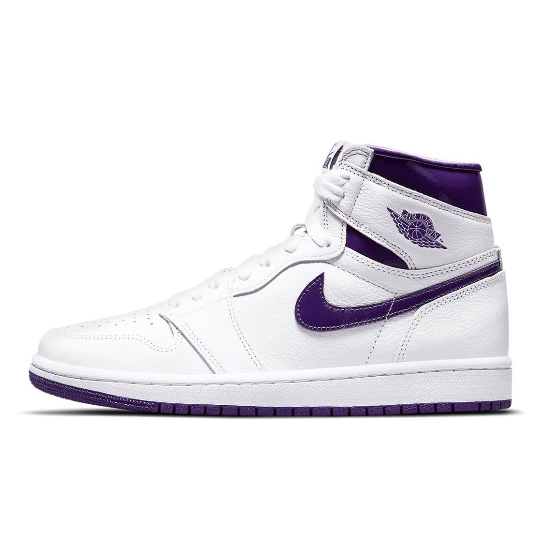 (W) Jordan 1 High OG Court Purple, Jordan 1 Retro High Court Purple 착용 스타일 - 3