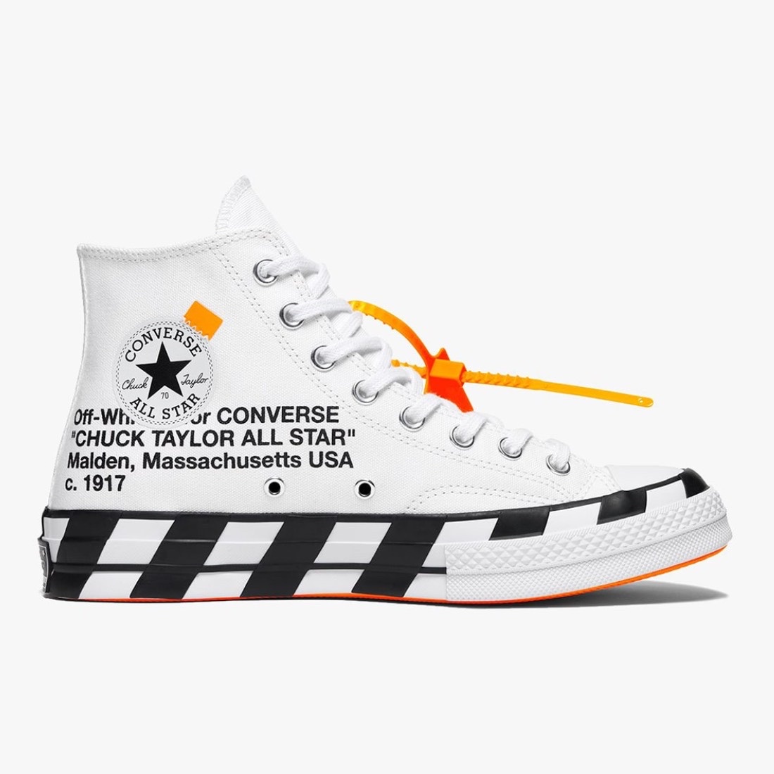 Converse x Off-White Chuck 70 High V2 2018 착용 스타일 - 3