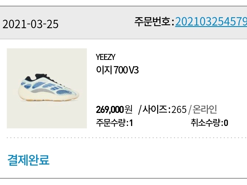 Adidas Yeezy 700 V3 Kyanite 착용 스타일