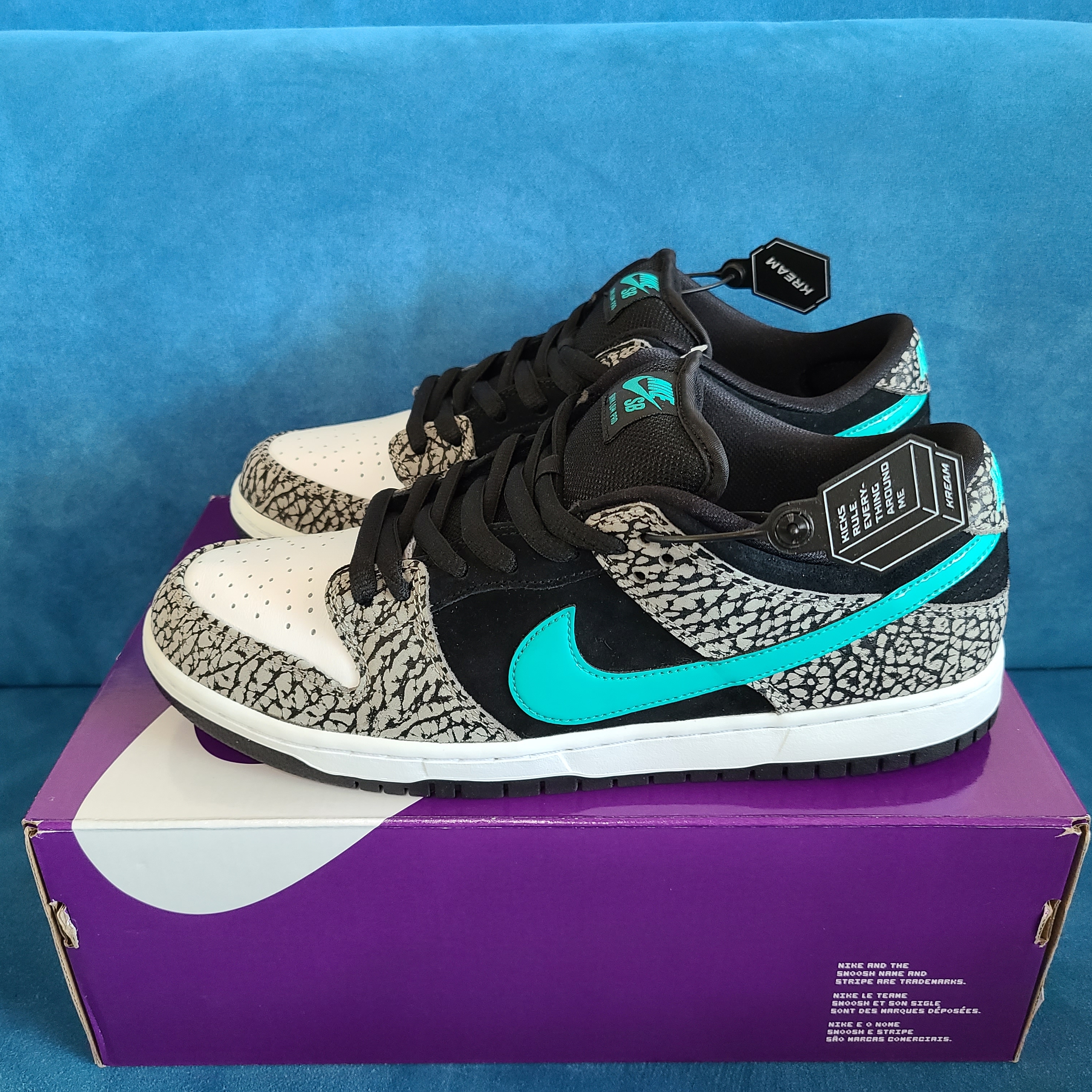 Nike SB Dunk Low Pro Clear Jade 착용 스타일 - 1
