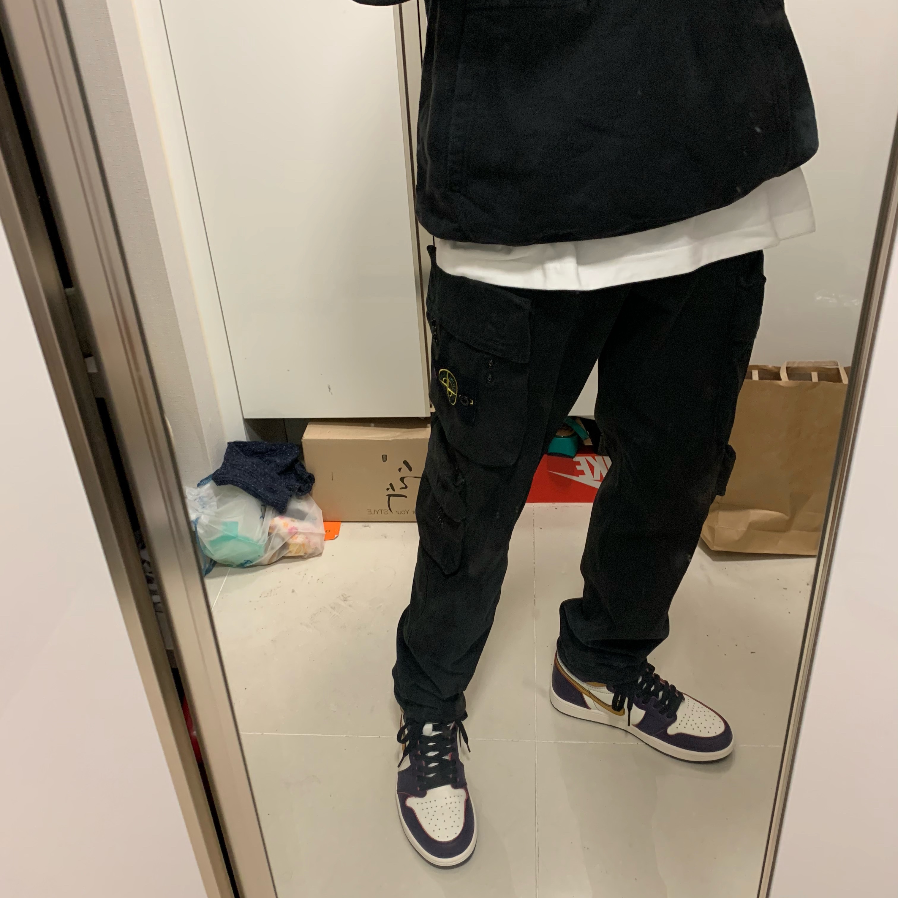 Jordan 1 Retro High OG Defiant SB LA to Chicago 착용 스타일 - 2