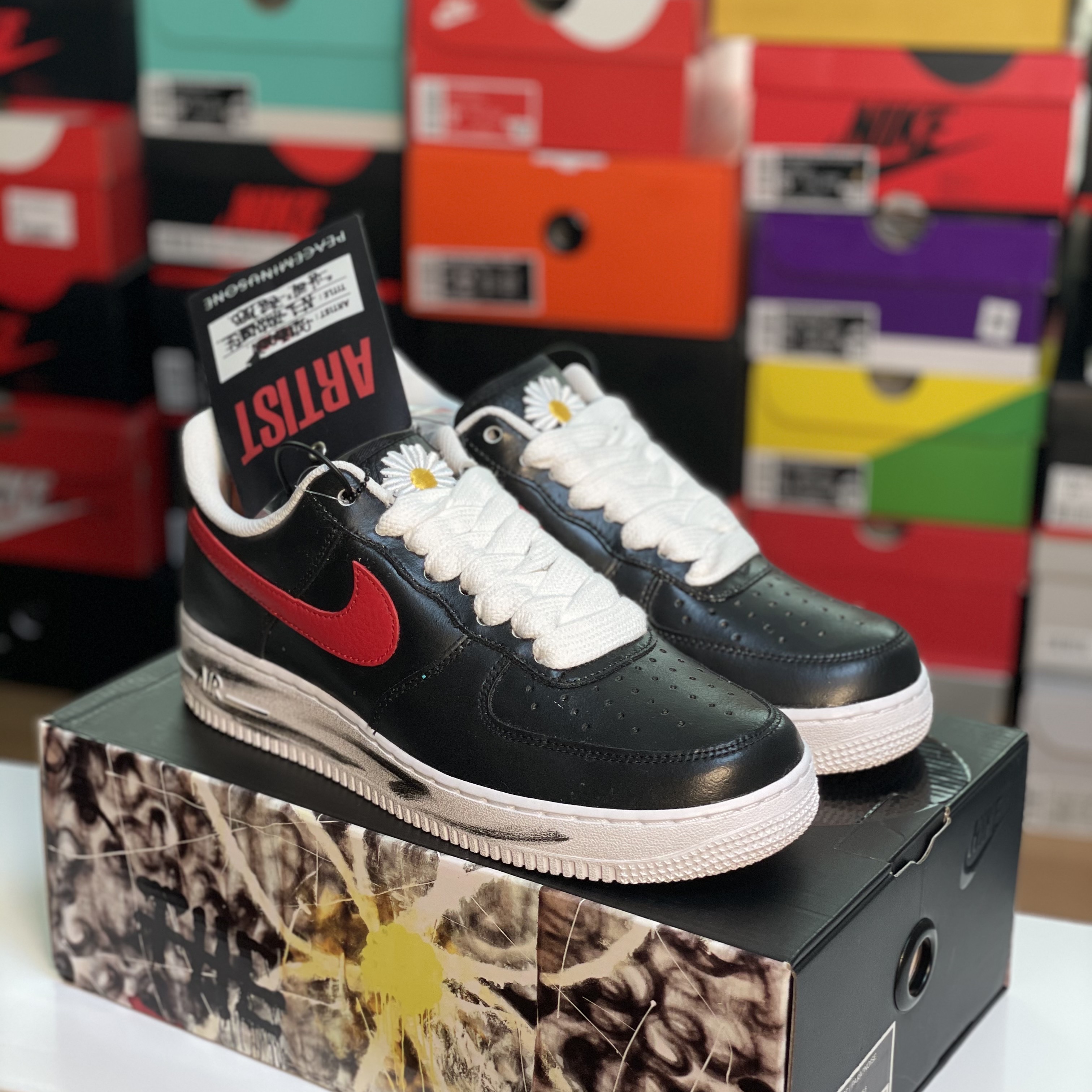 Nike x Peaceminusone Air Force 1 Low Para-Noise - Korea Exclusive 착용 스타일