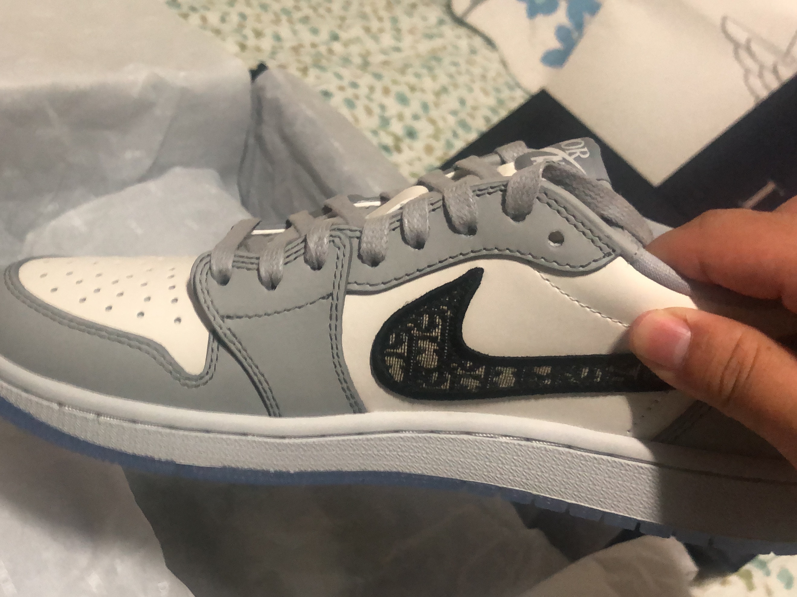 Jordan 1 x Dior Low OG 착용 스타일 - 2