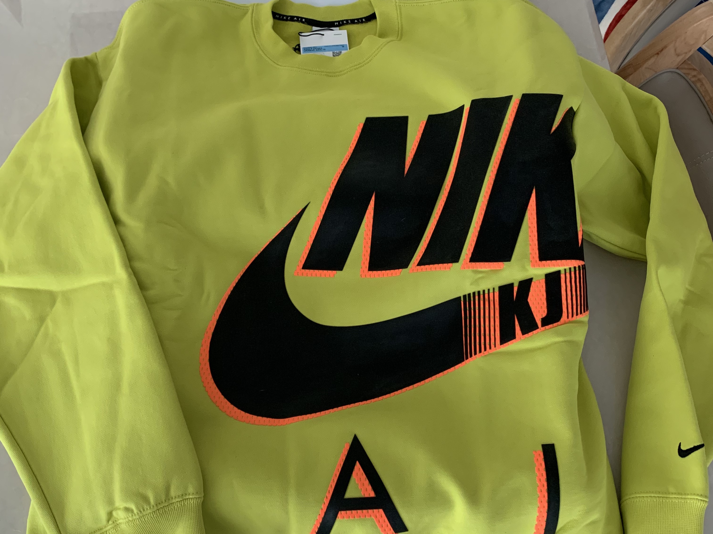 Nike x Kim Jones Fleece Crew High Voltage - US/EU 착용 스타일 - 1