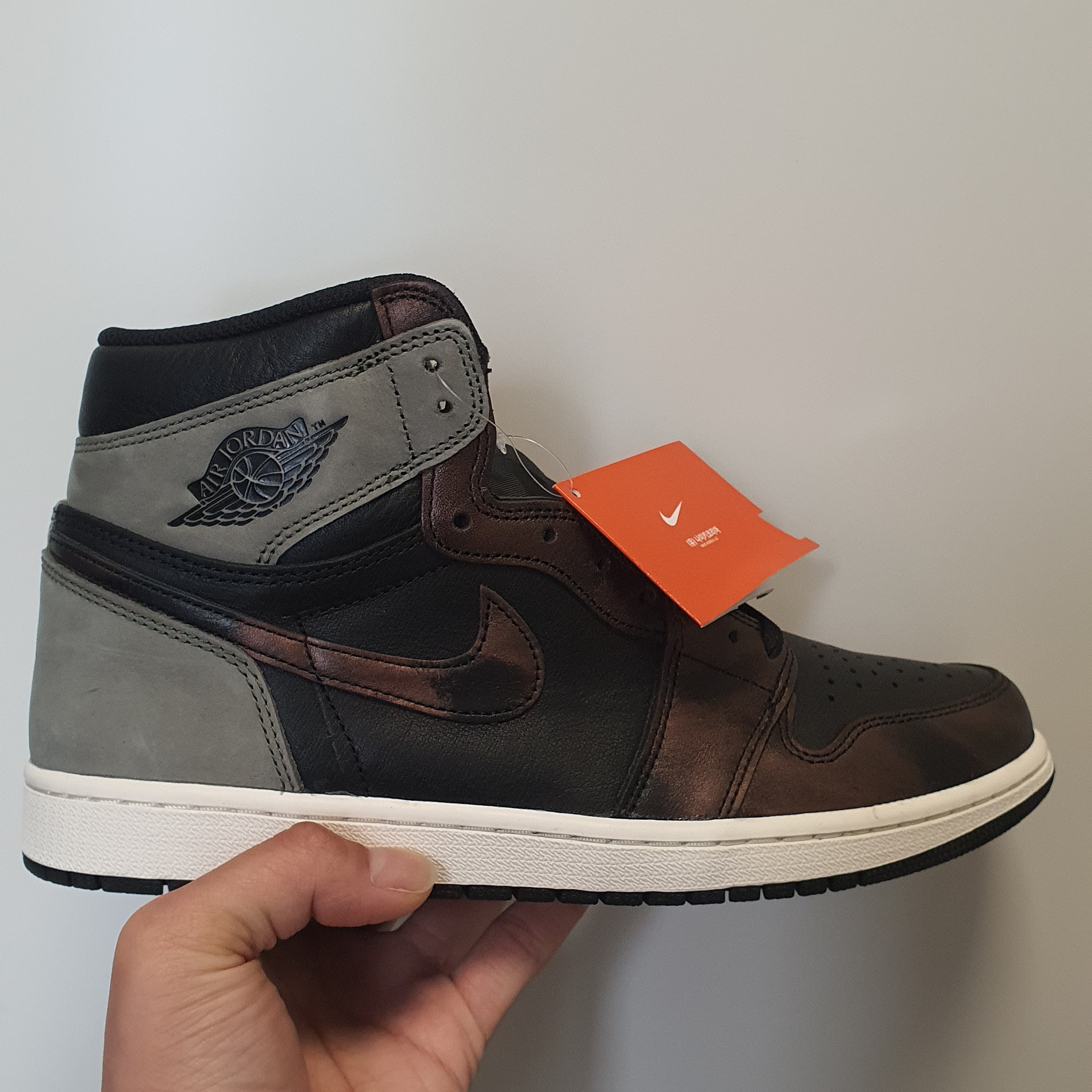 Jordan 1 Retro High OG Rust Shadow, Nike x Undercover Overbreak SP Overcast 착용 스타일 - 3