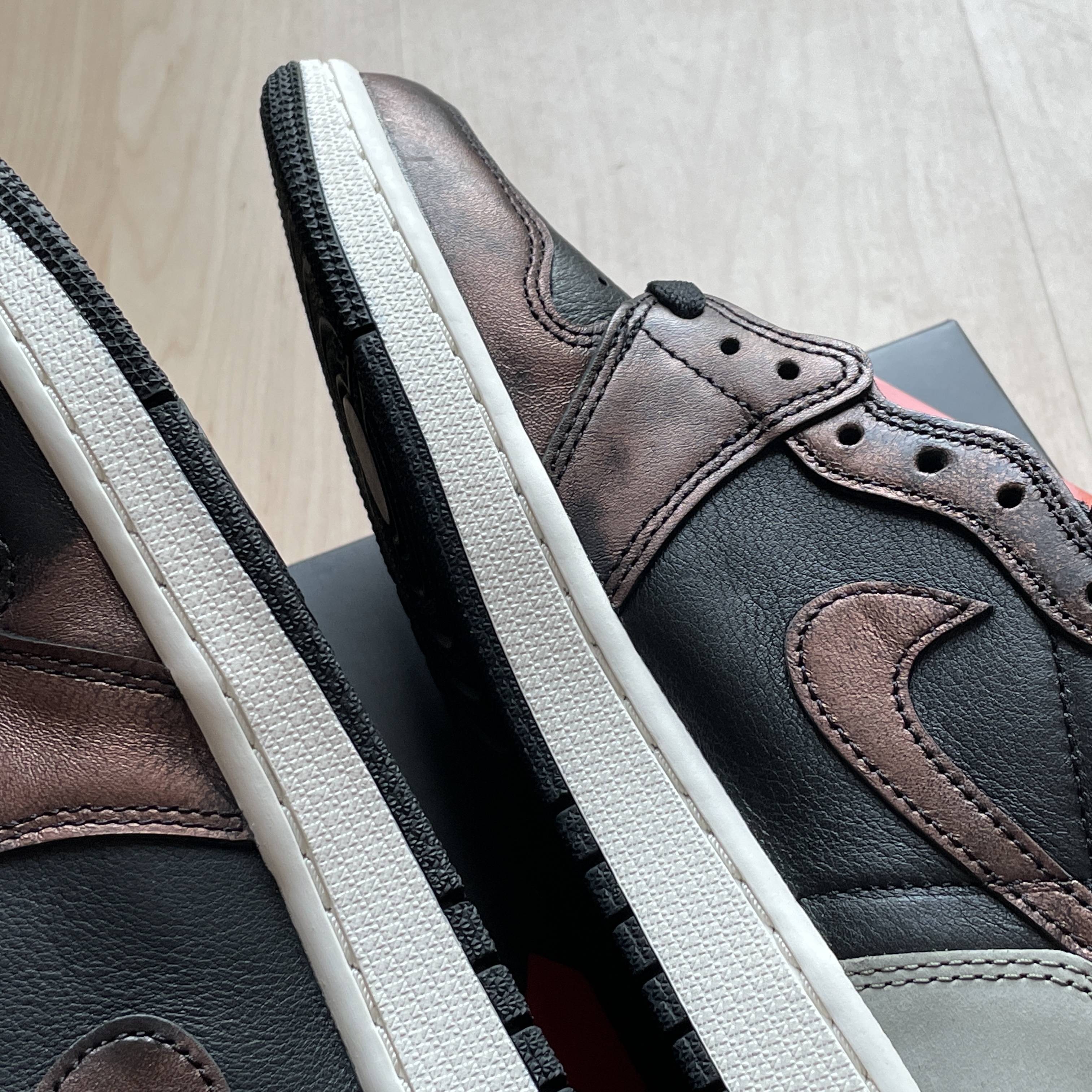 Jordan 1 Retro High OG Rust Shadow 착용 스타일 - 1