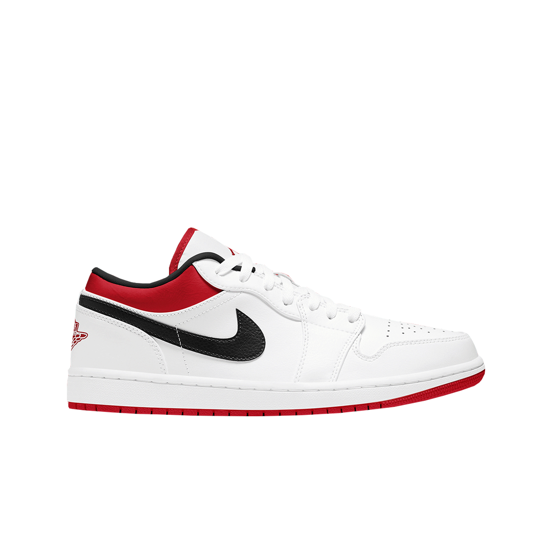 조던 1 로우 화이트 레드 블랙