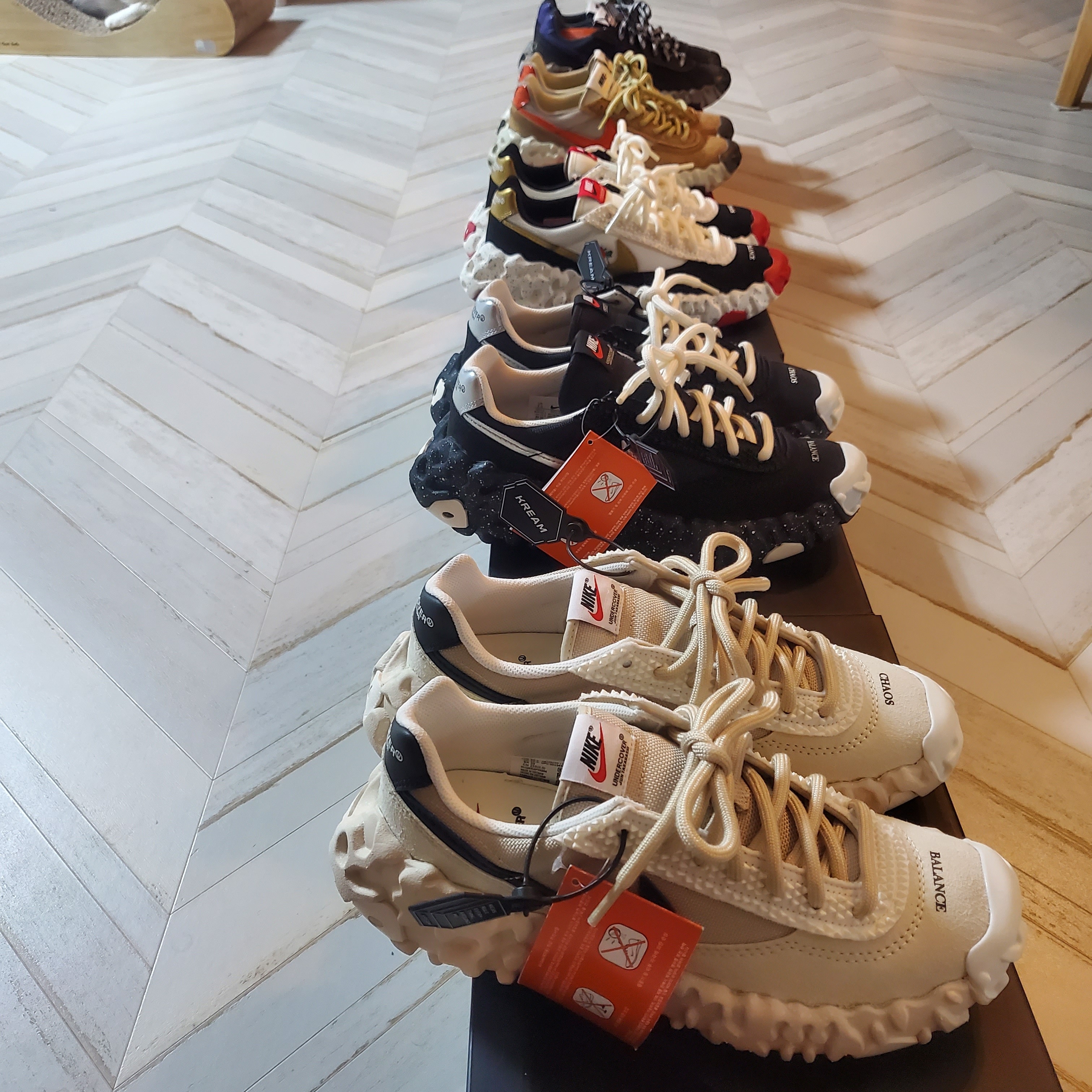 Nike x Undercover Overbreak SP Overcast, Nike x Undercover Overbreak SP Black 착용 스타일 - 2