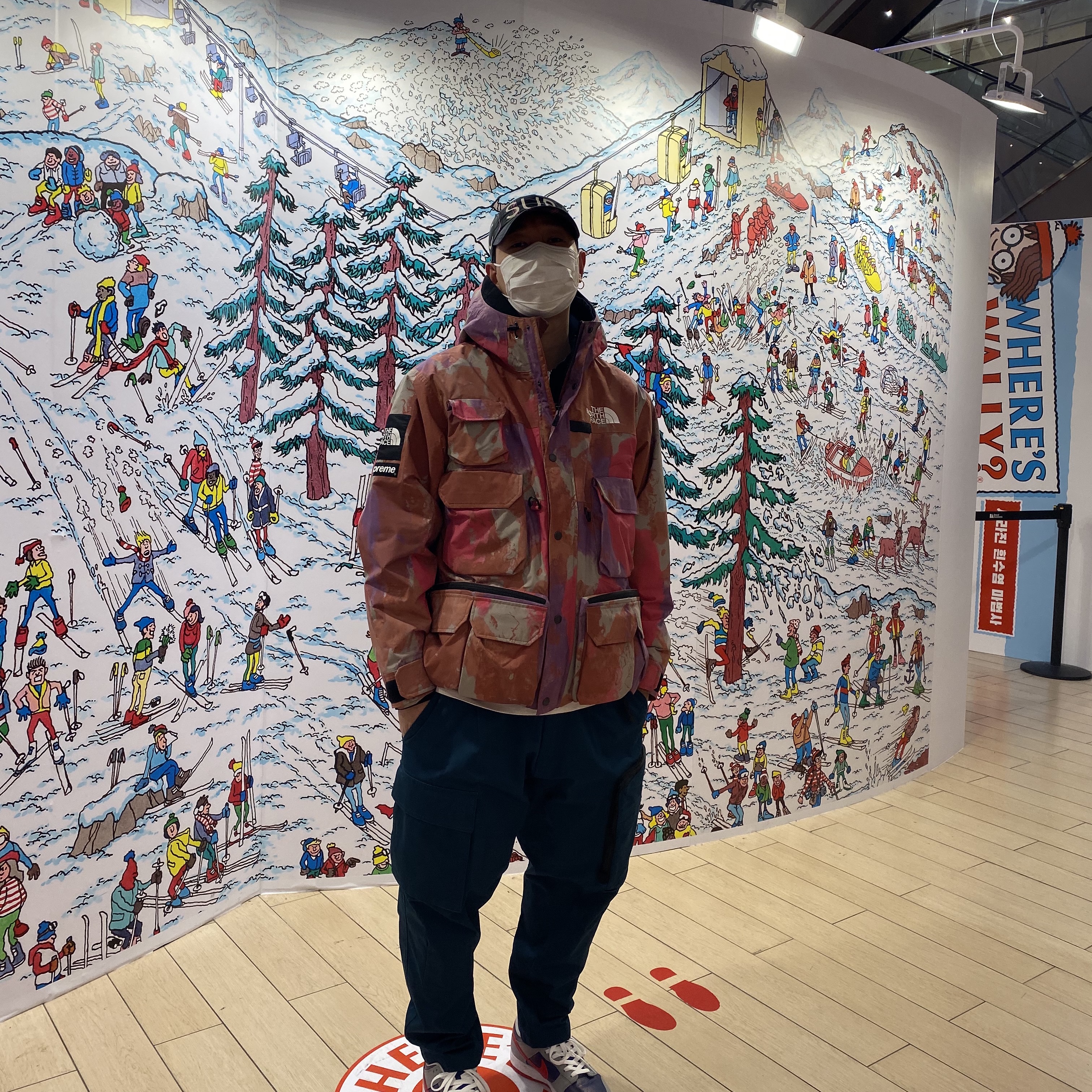 Supreme x The North Face Cargo Jacket Multi-Color - 20SS 착용 스타일