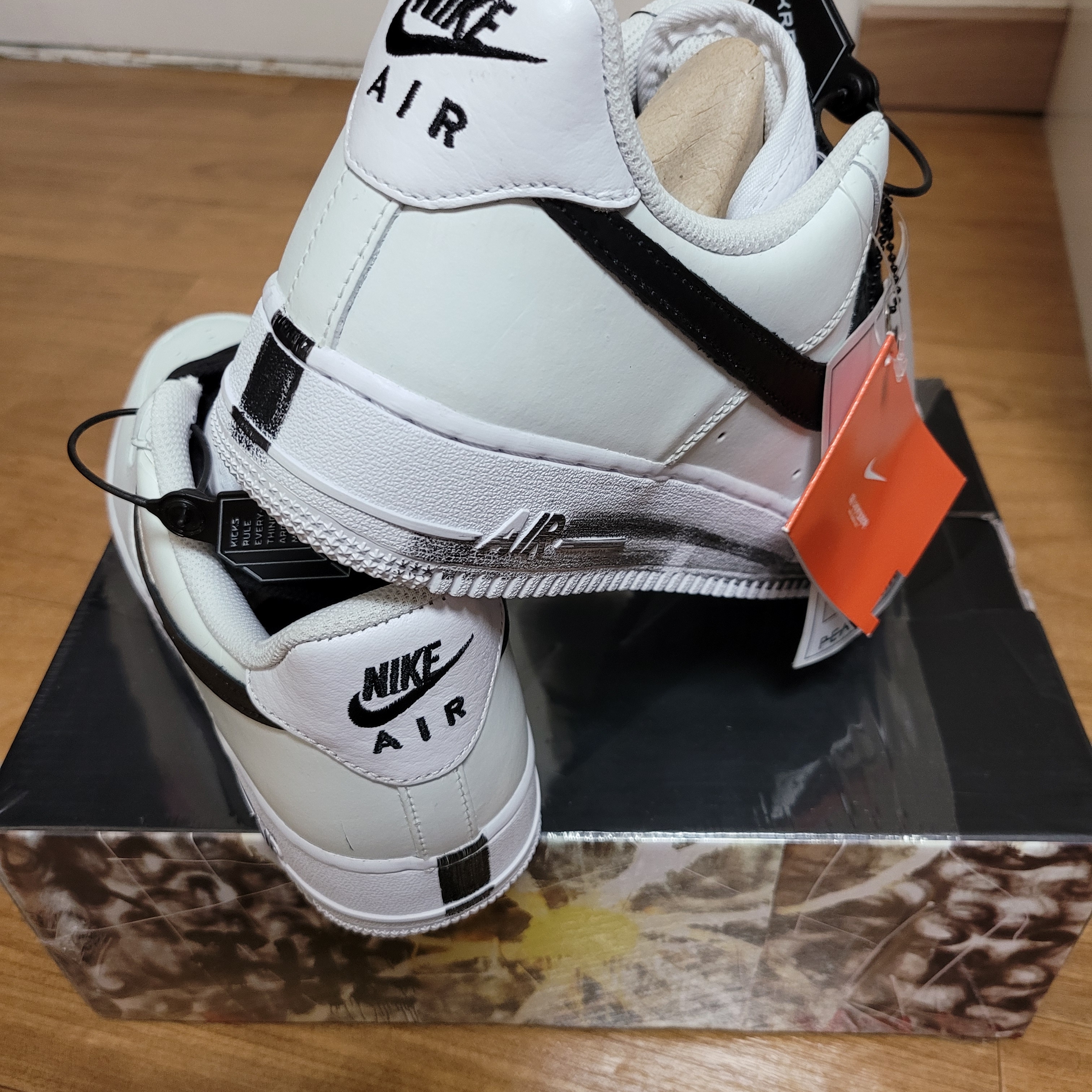 Nike x Peaceminusone Air Force 1 Low Para-Noise 2.0 착용 스타일 - 2