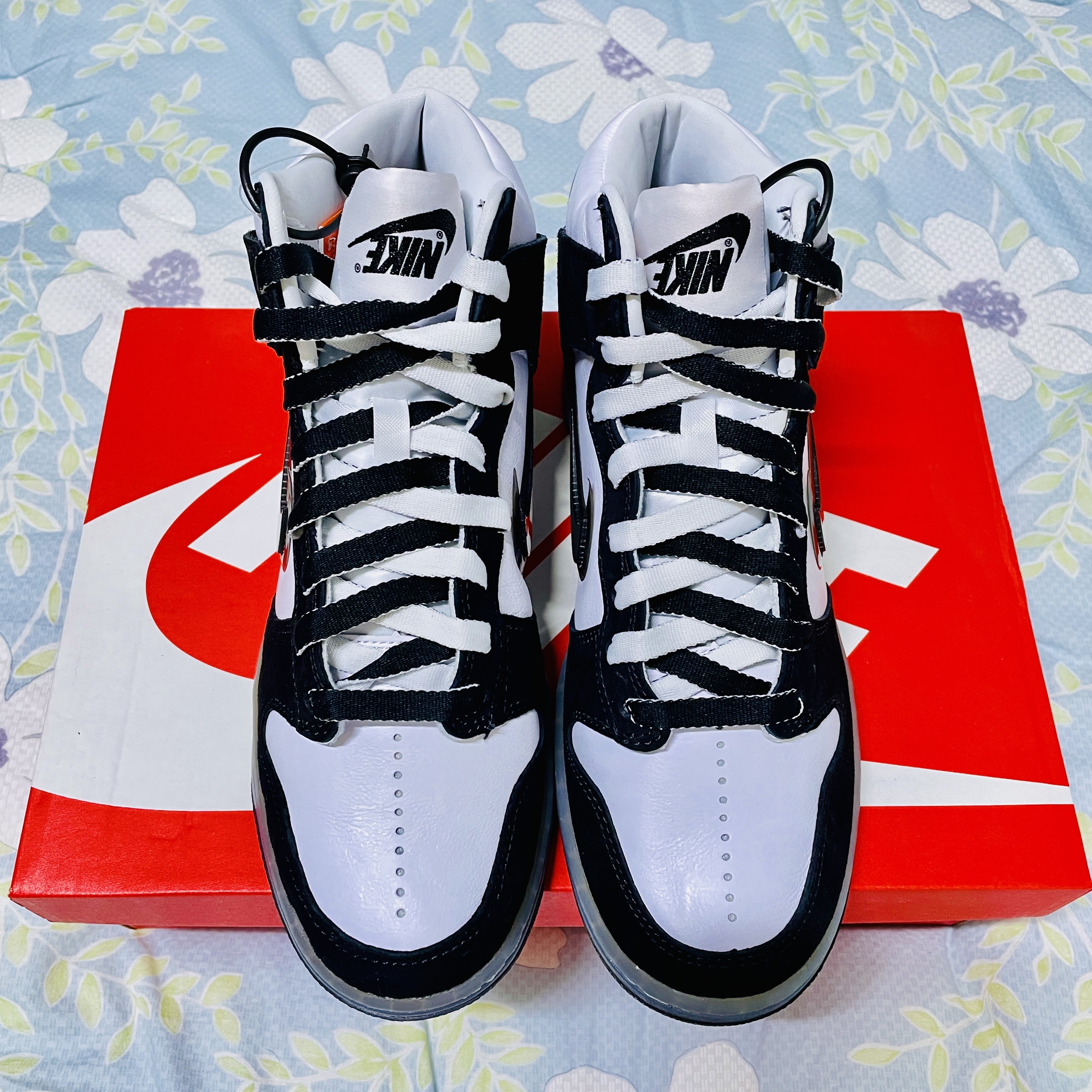 Nike x Slam Jam Dunk High SP Clear Black 착용 스타일 - 2