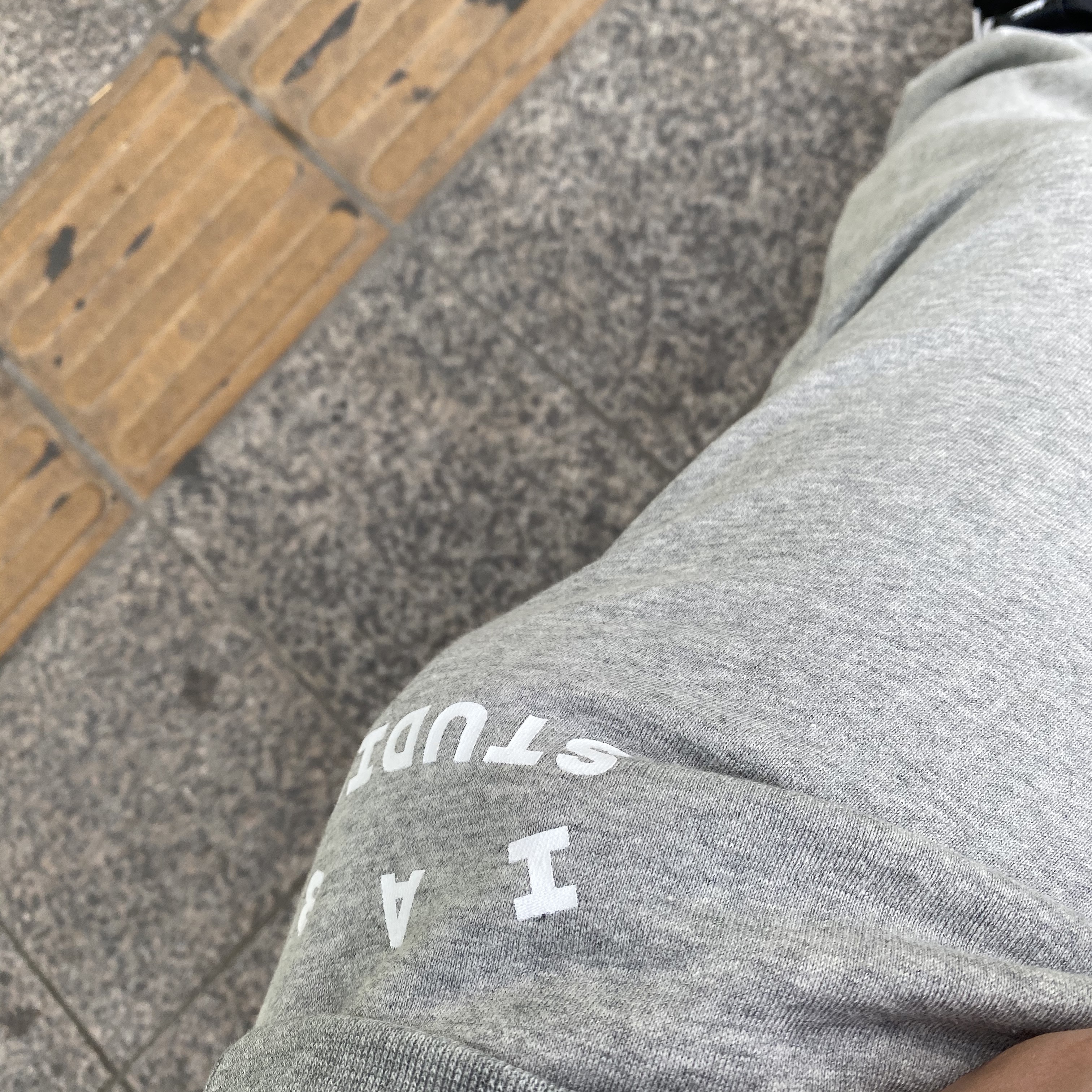 IAB Studio Sweatpants Gray - 21SS, Nike x Stussy NRG ZR Fleece Crewneck Heather Grey - US/EU 착용 스타일 - 4