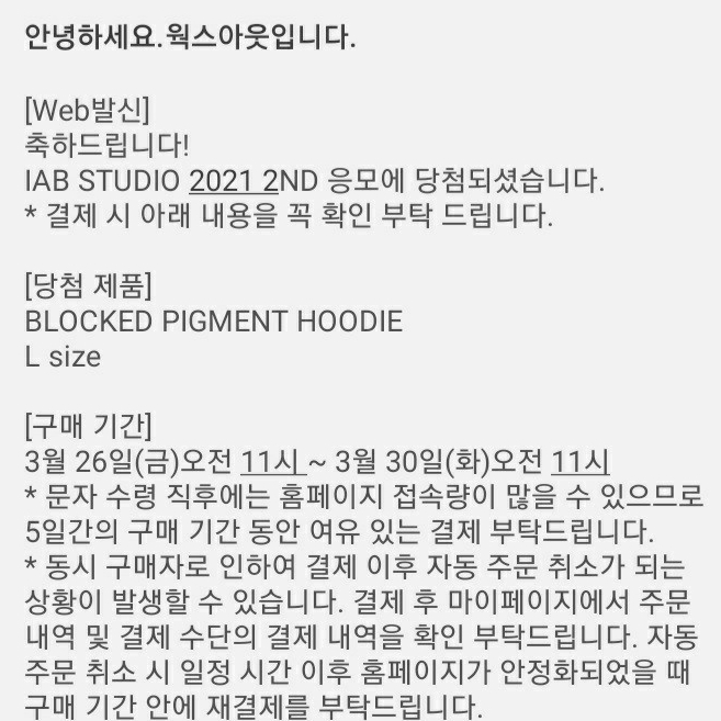 IAB Studio Blocked Pigment Hoodie Black 착용 스타일