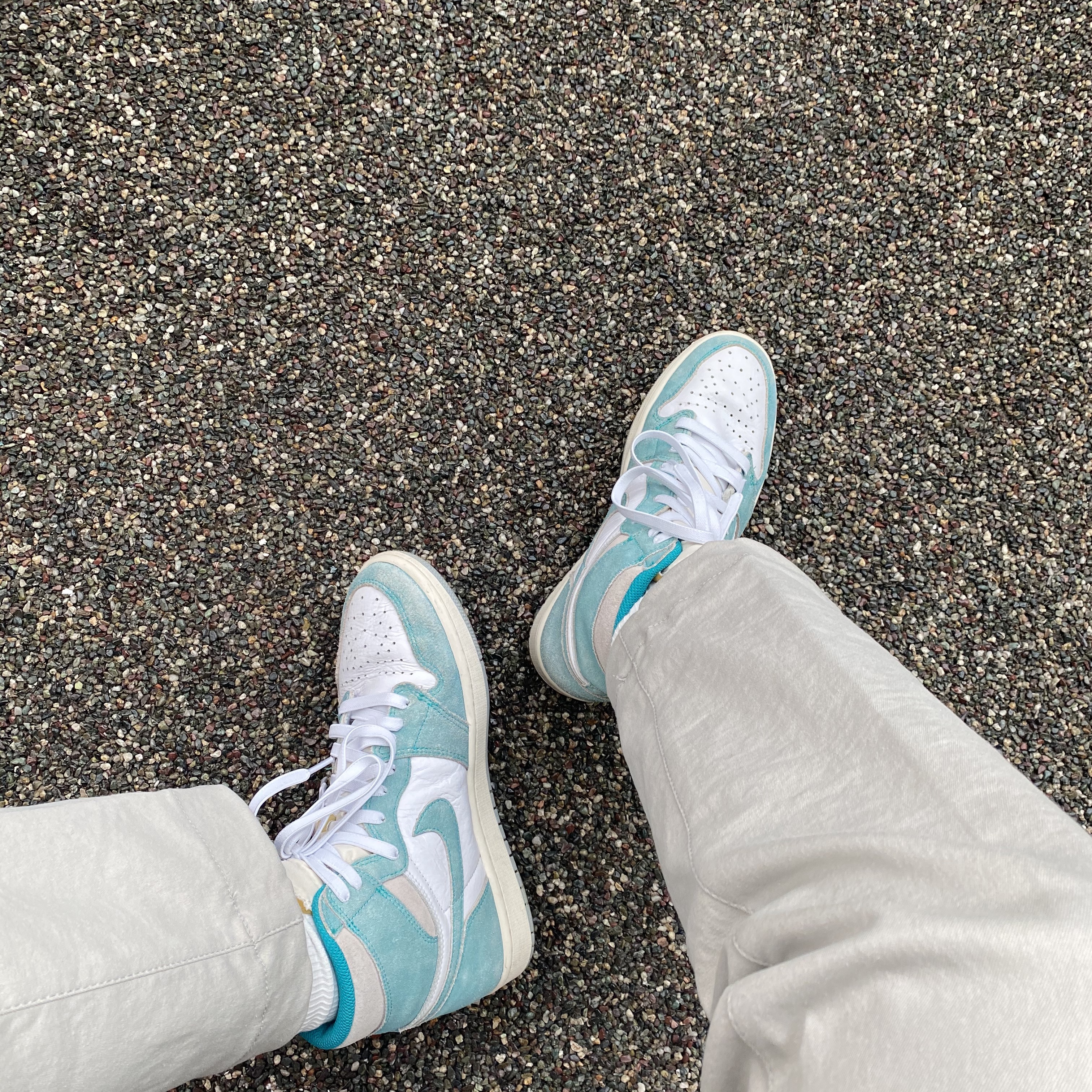 Jordan 1 Retro High OG Turbo Green 착용 스타일
