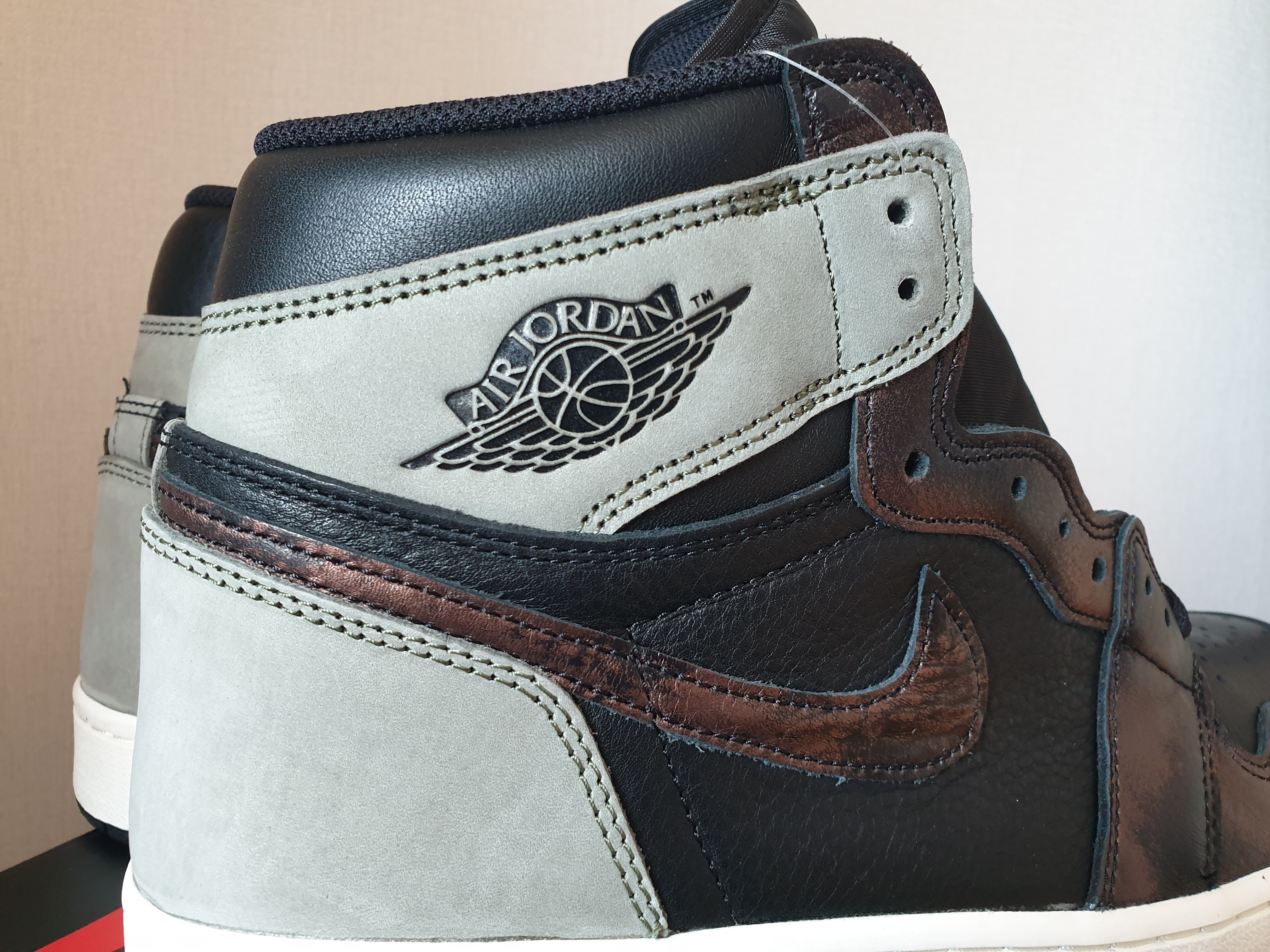 Jordan 1 Retro High OG Rust Shadow 착용 스타일 - 5