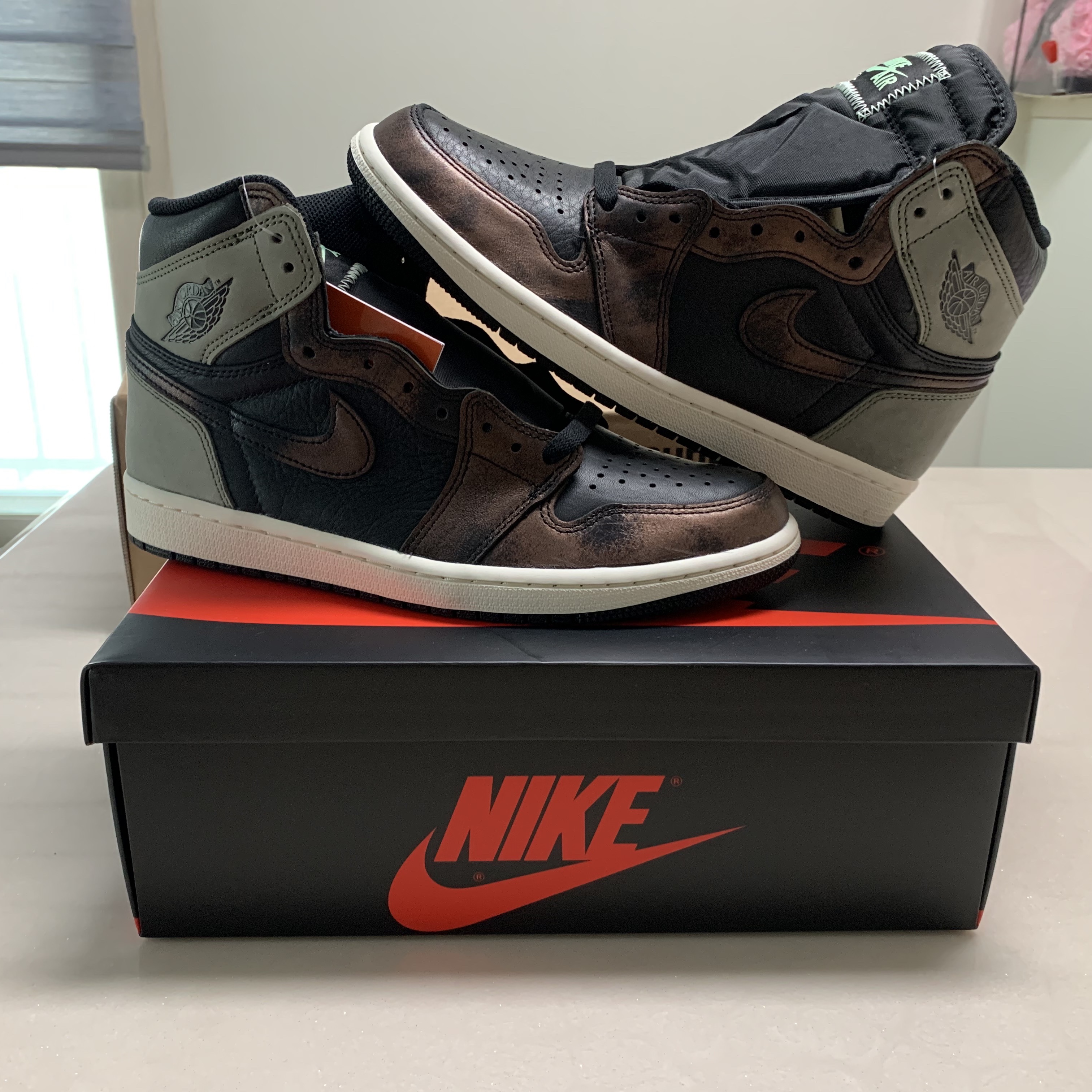 Jordan 1 Retro High OG Rust Shadow 착용 스타일 - 1