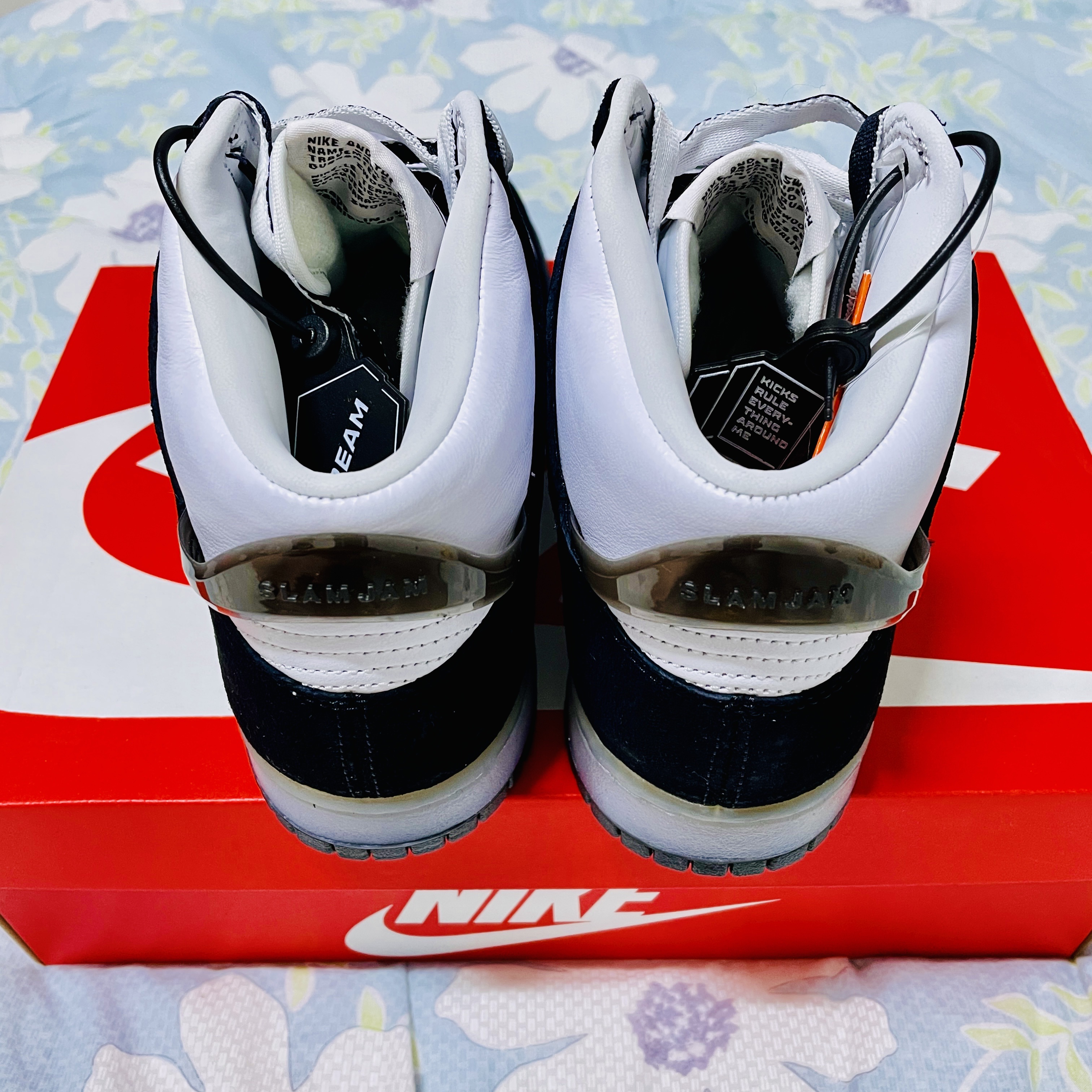 Nike x Slam Jam Dunk High SP Clear Black 착용 스타일 - 5