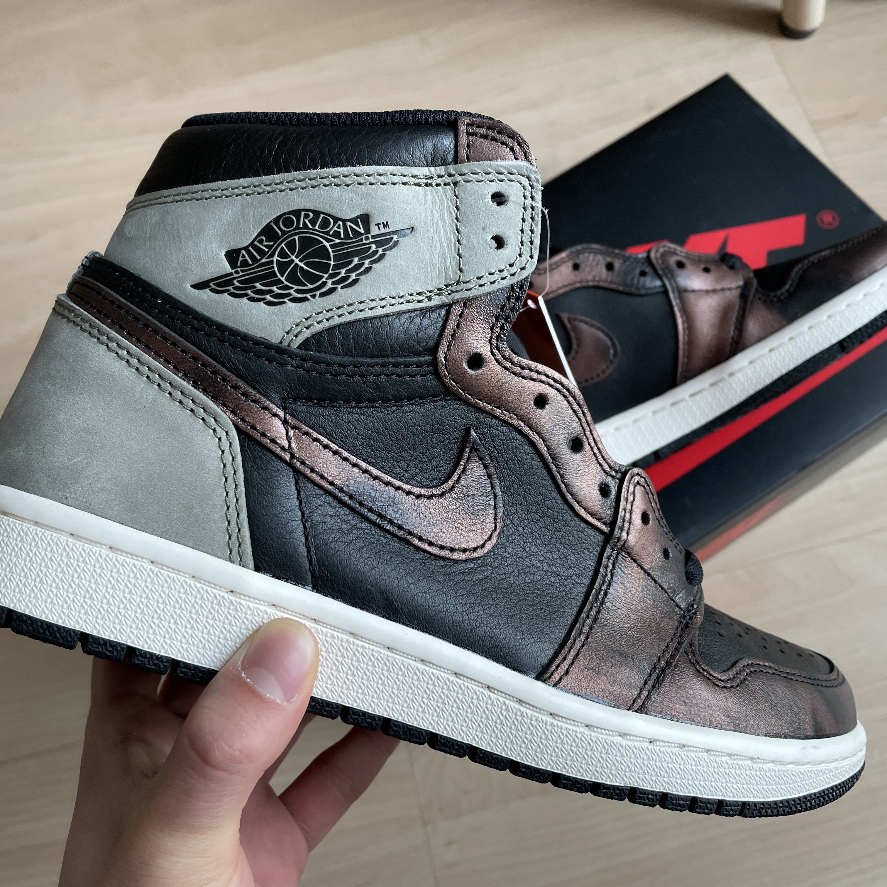 Jordan 1 Retro High OG Rust Shadow 착용 스타일 - 2