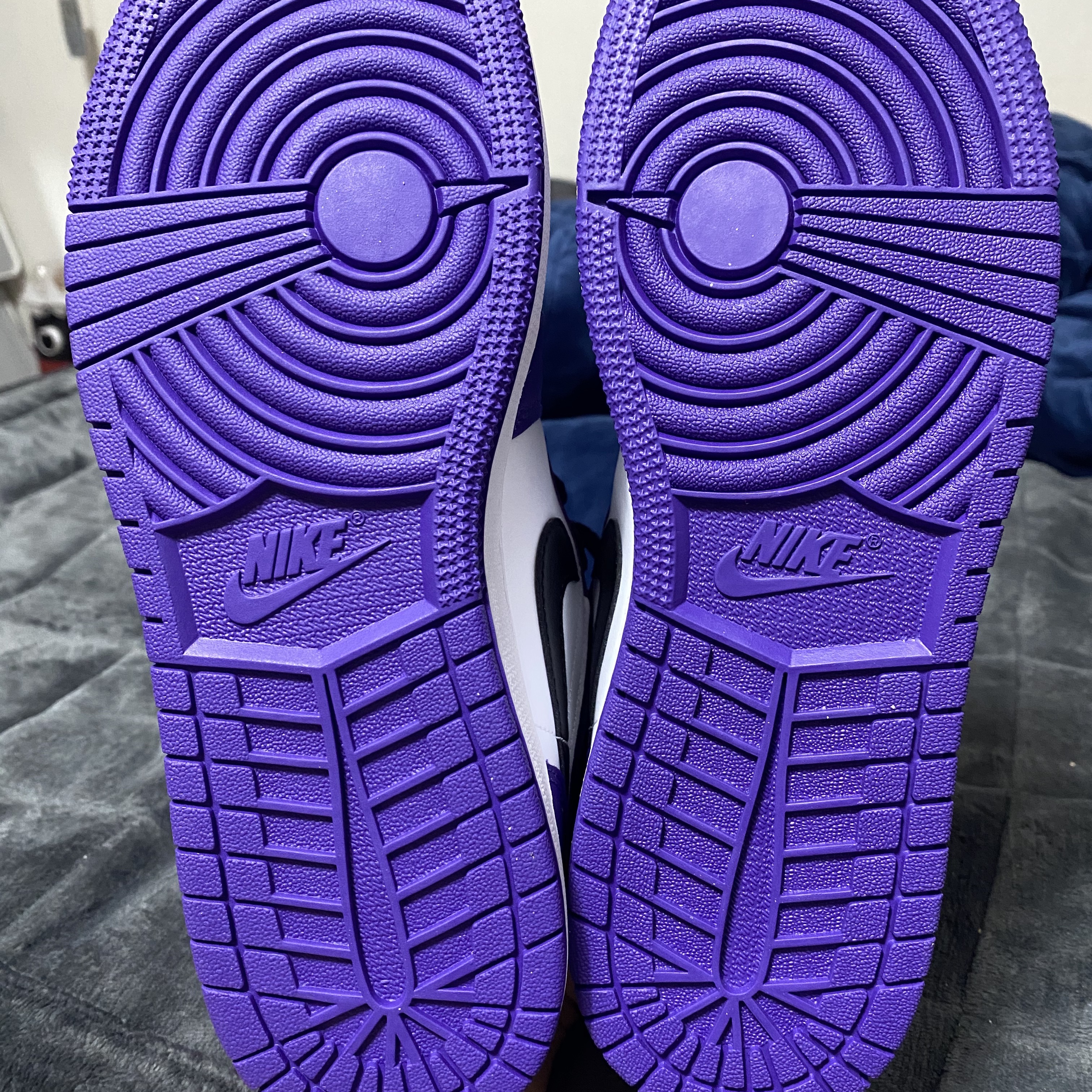 (GS) Jordan 1 Low Court Purple 2020 착용 스타일 - 3
