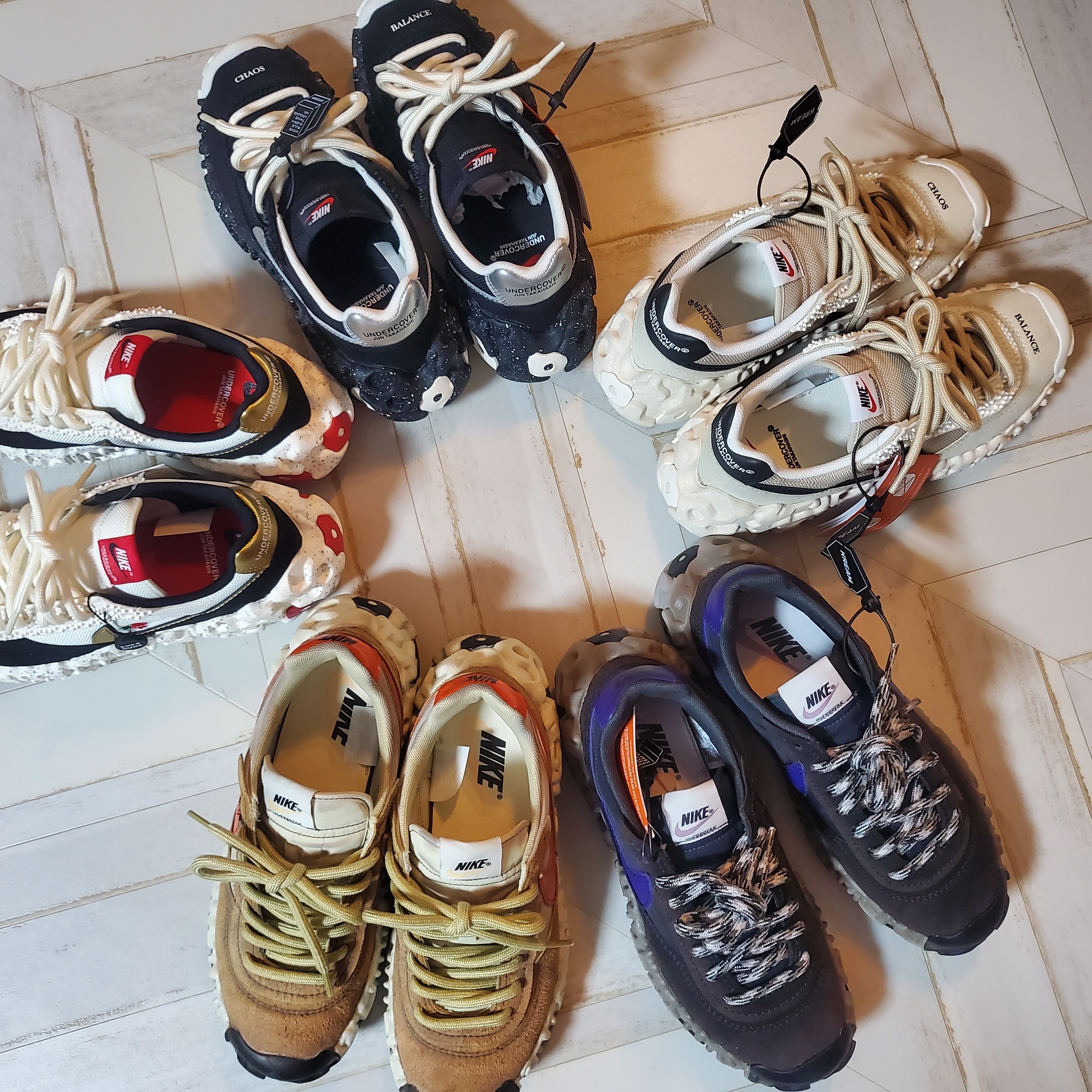 Nike x Undercover Overbreak SP Overcast, Nike x Undercover Overbreak SP Black 착용 스타일 - 4