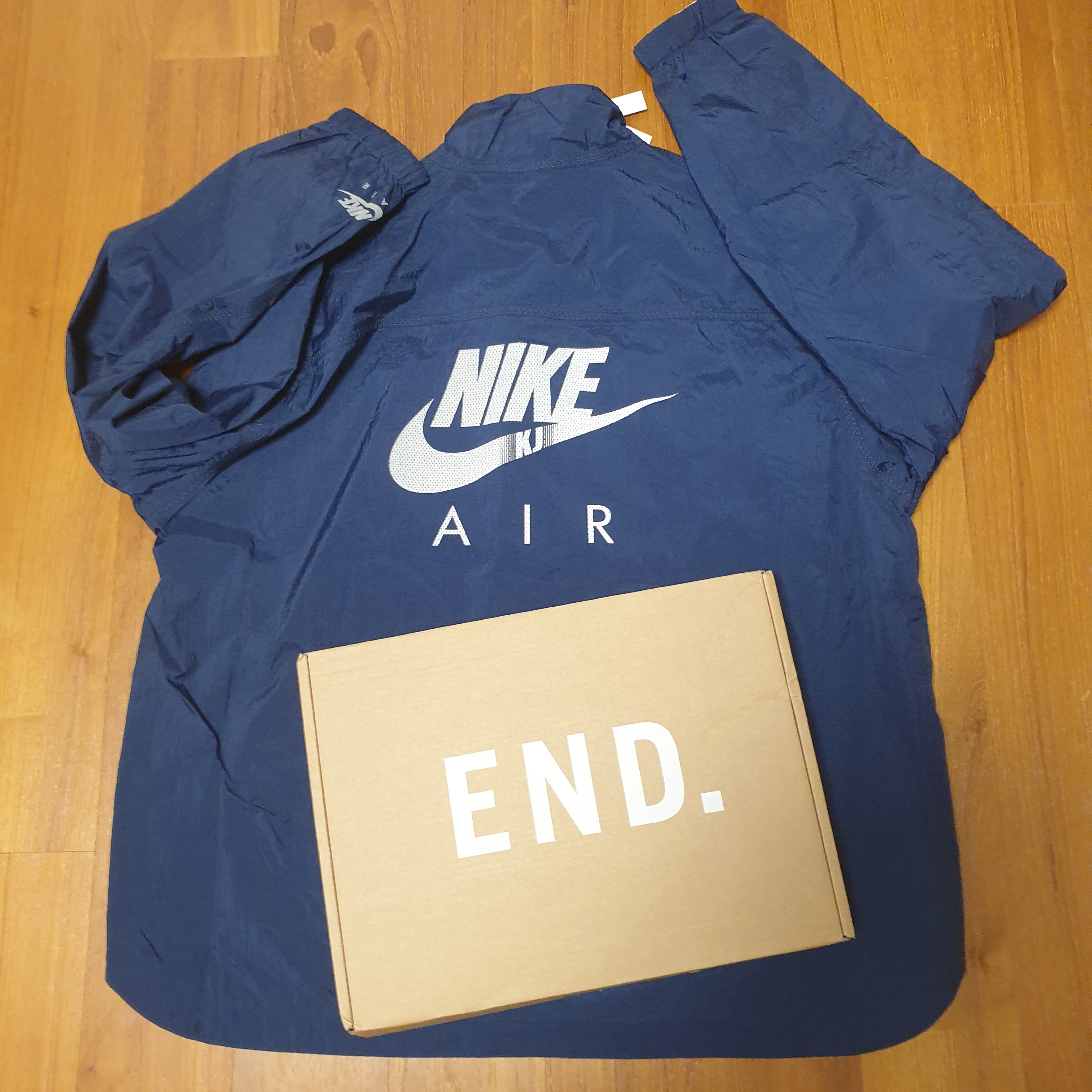 Nike x Kim Jones Reversible Wind Breaker Navy - US/EU 착용 스타일 - 1