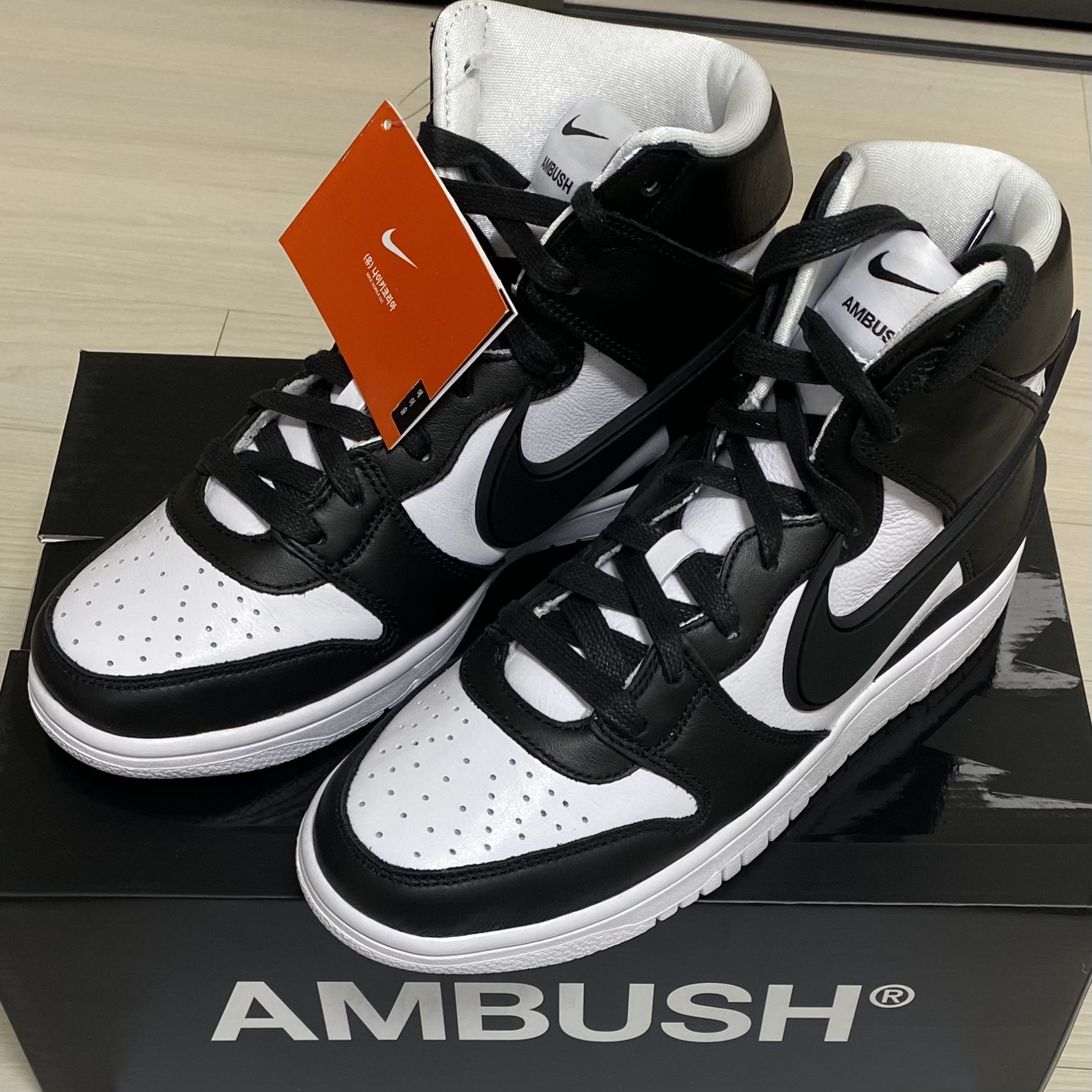 Nike x Ambush Dunk High Black 착용 스타일