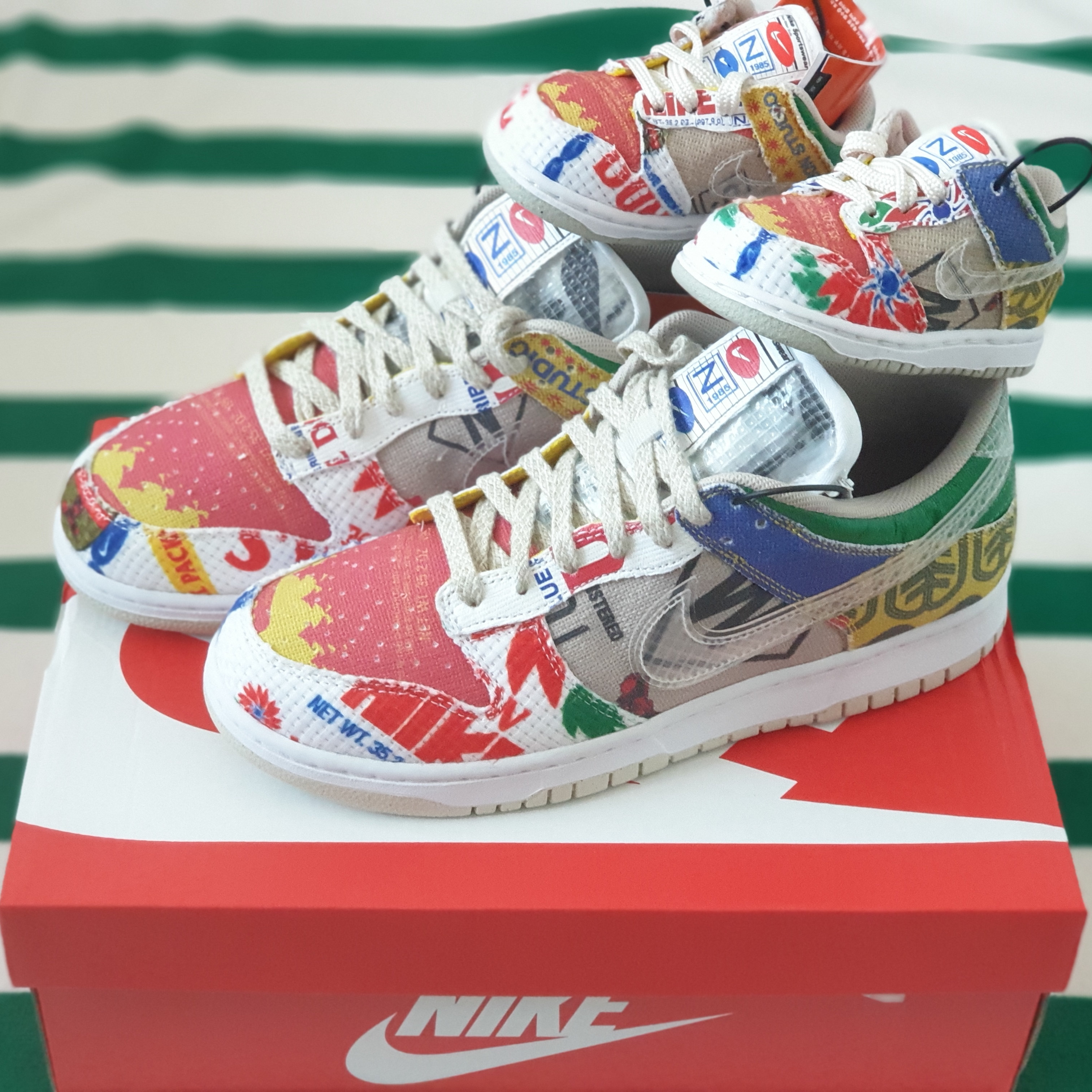 Nike Dunk Low SP City Market, (TD) Nike Dunk Low SP City Market 착용 스타일