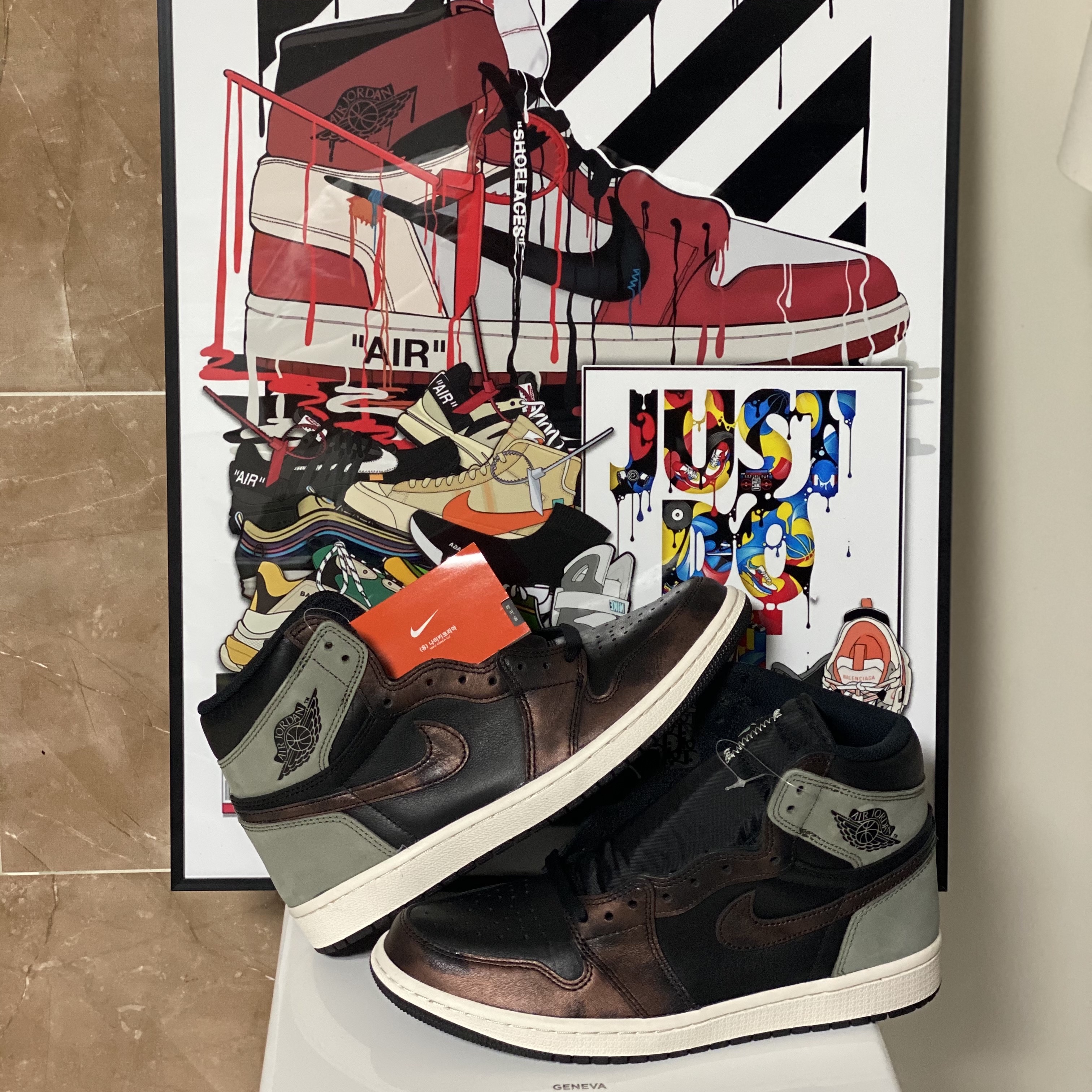Jordan 1 Retro High OG Rust Shadow 착용 스타일 - 1