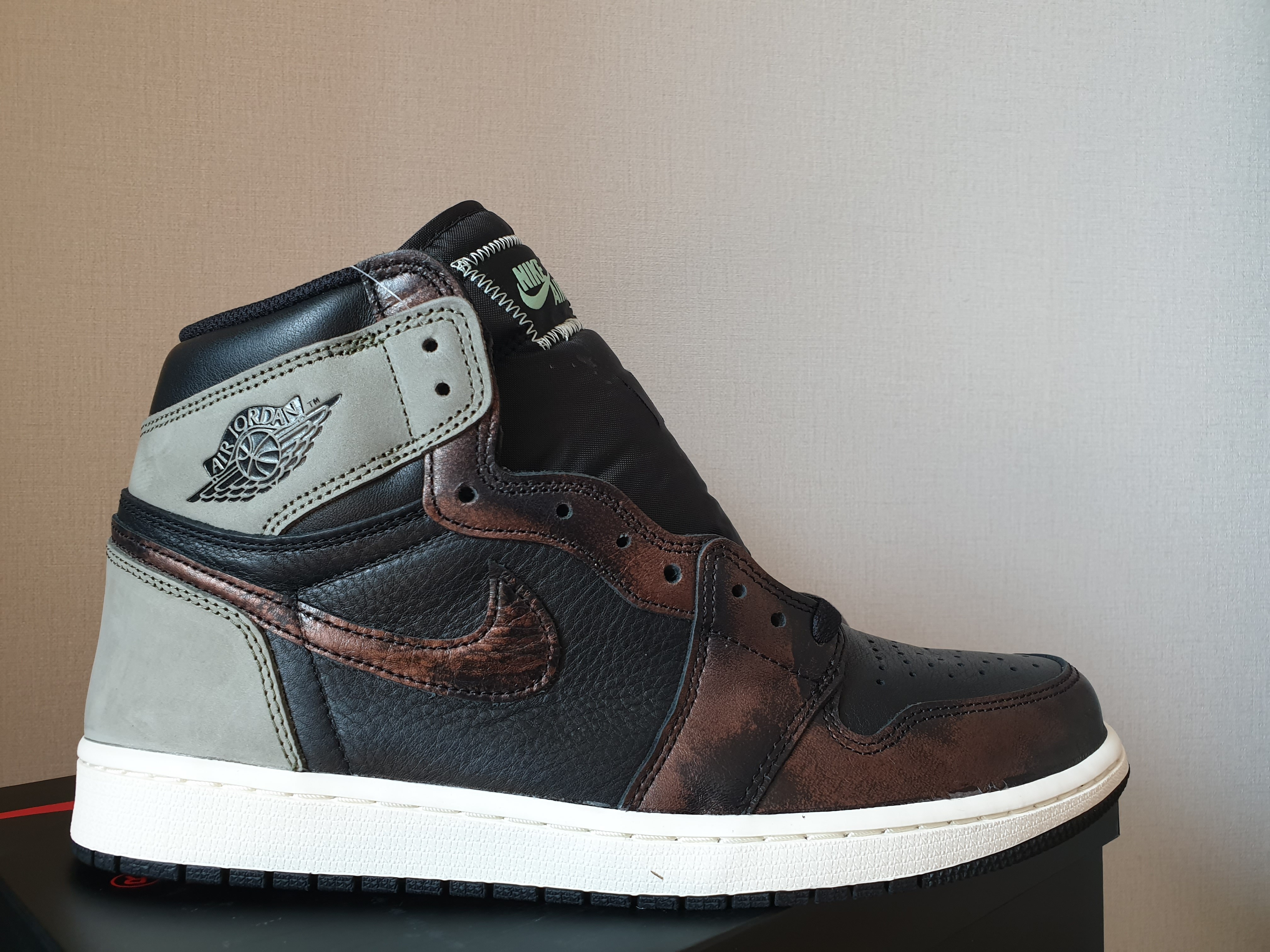 Jordan 1 Retro High OG Rust Shadow 착용 스타일 - 4