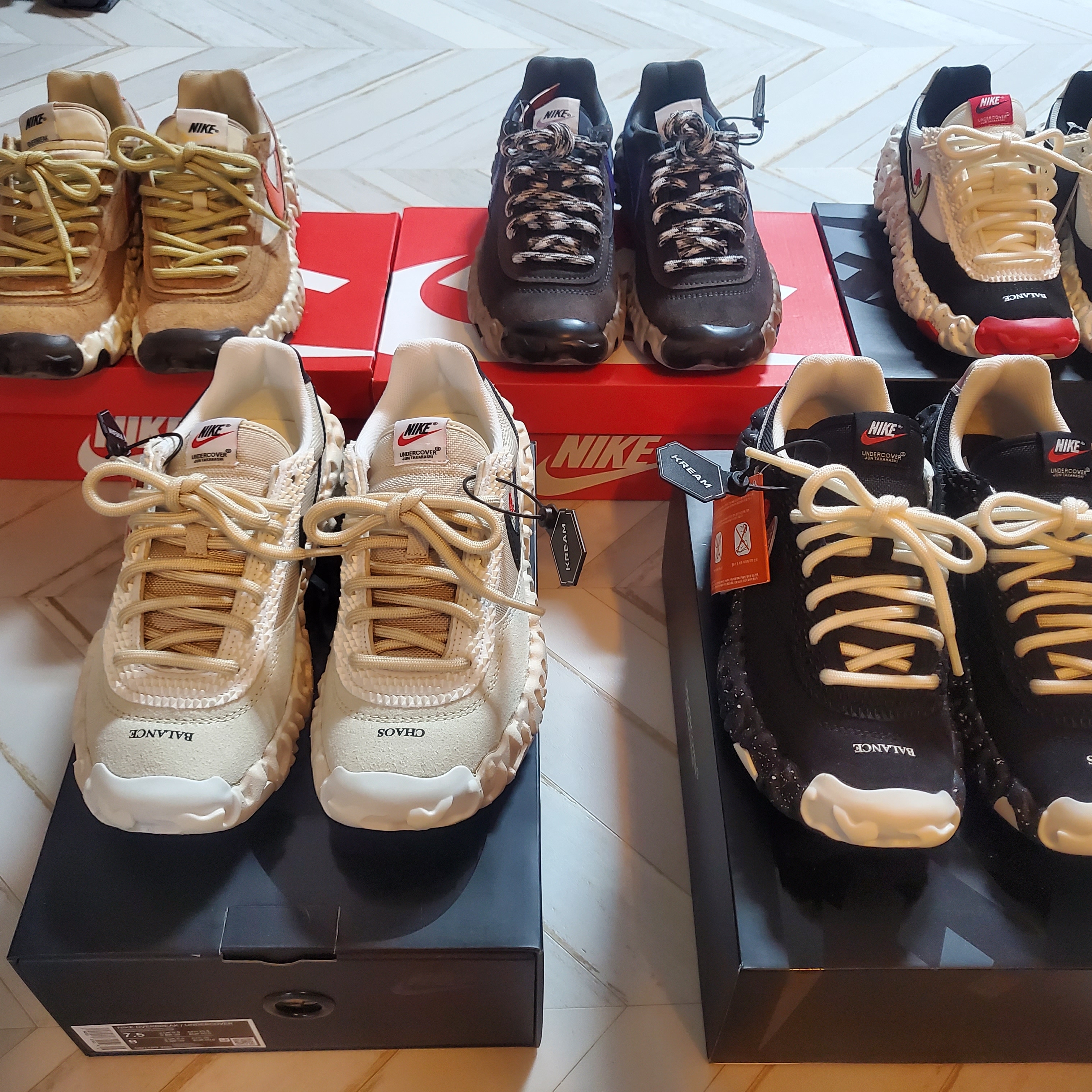 Nike x Undercover Overbreak SP Overcast, Nike x Undercover Overbreak SP Black 착용 스타일 - 1