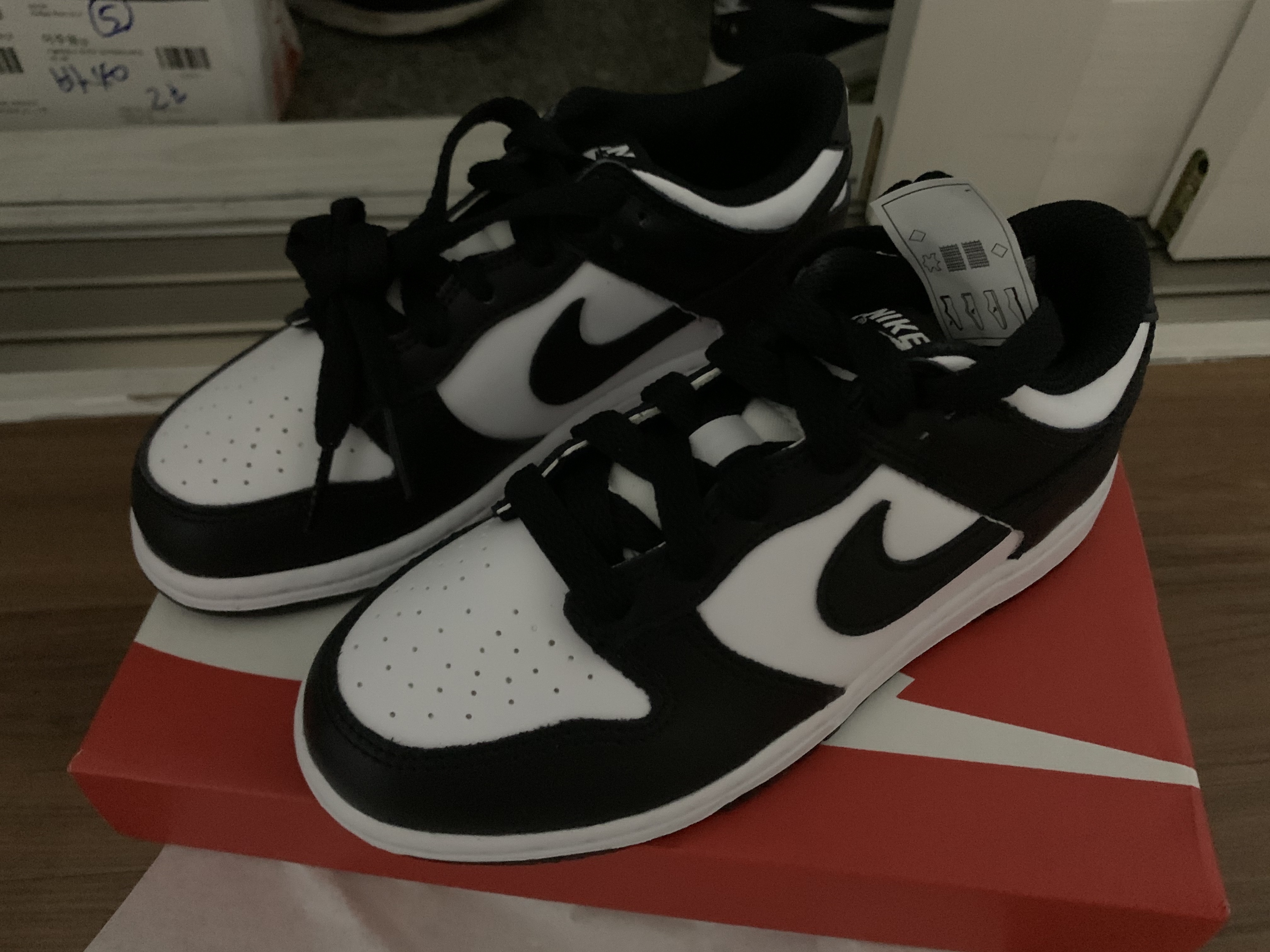 (PS) Nike Dunk Low Black 착용 스타일
