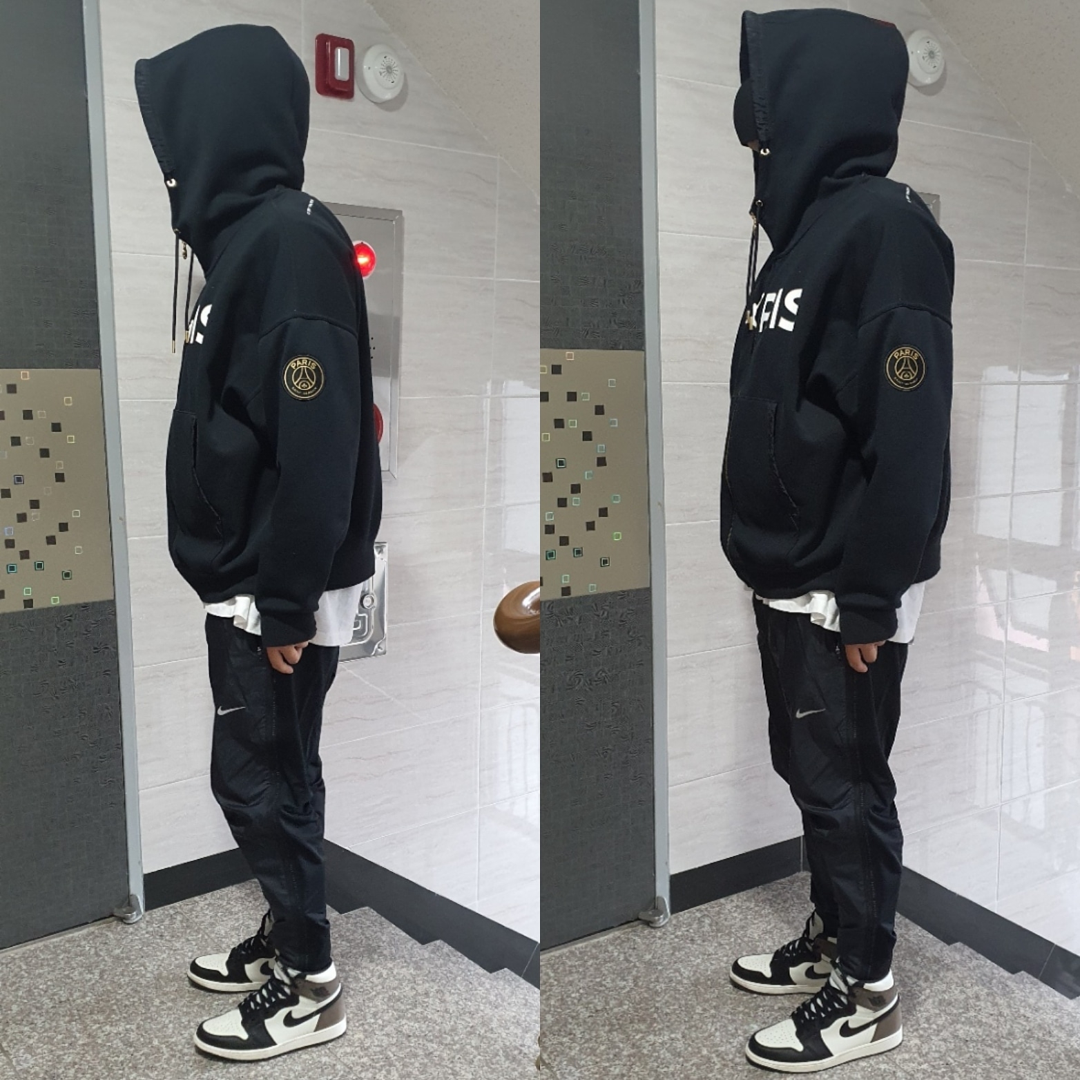 Jordan 1 Retro High OG Black Mocha 착용 스타일
