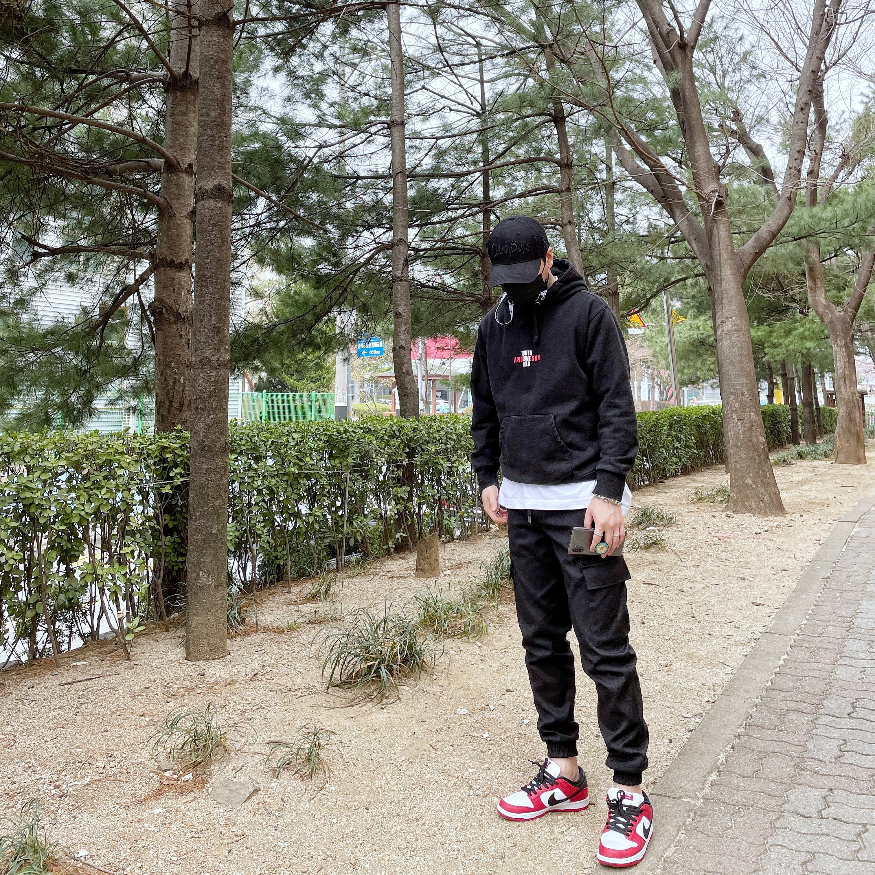 Nike SB Dunk Low Pro Chicago 착용 스타일