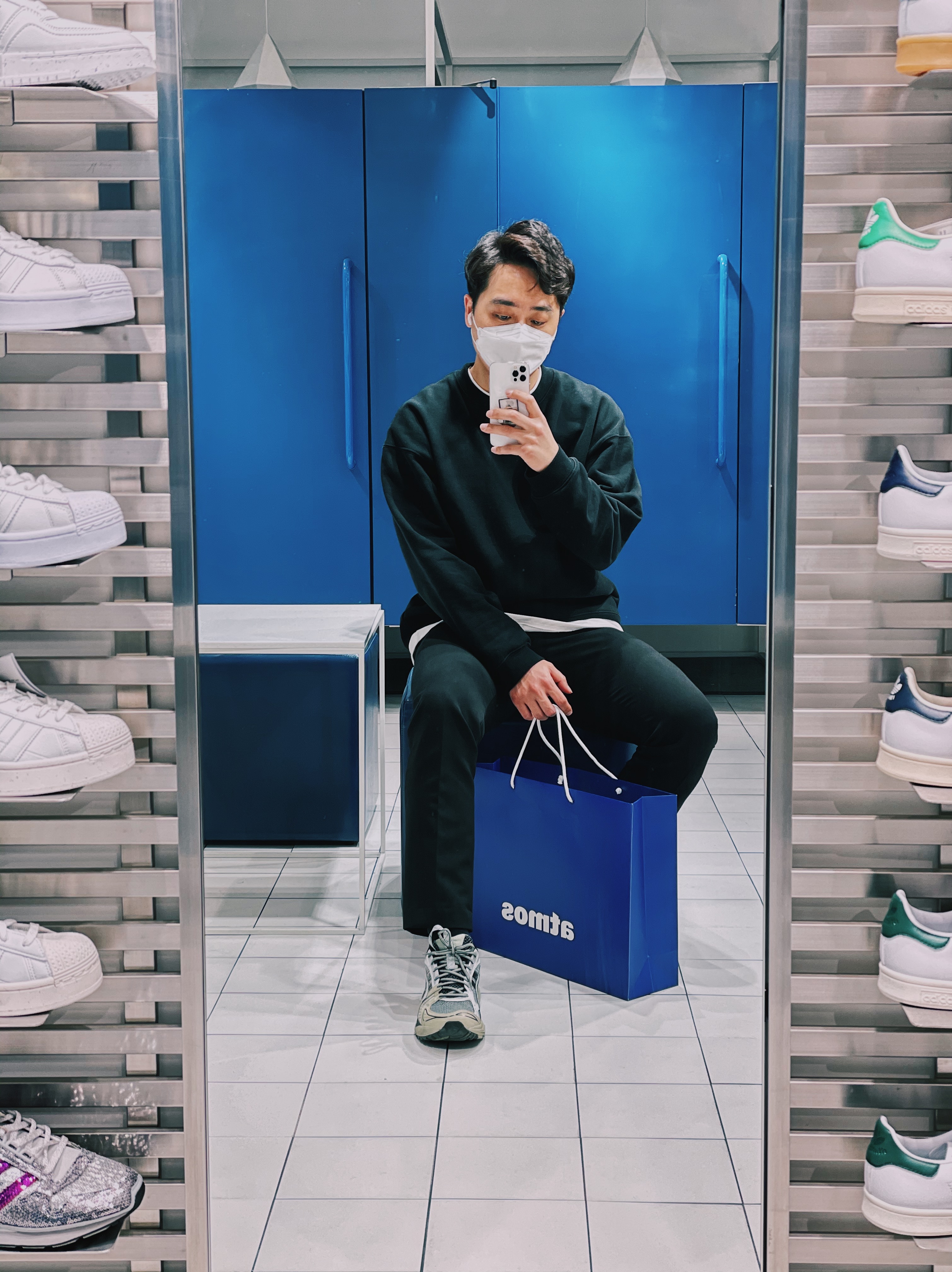 Asics UB1-S Gel-Kayano 14 Piedmont Grey 착용 스타일