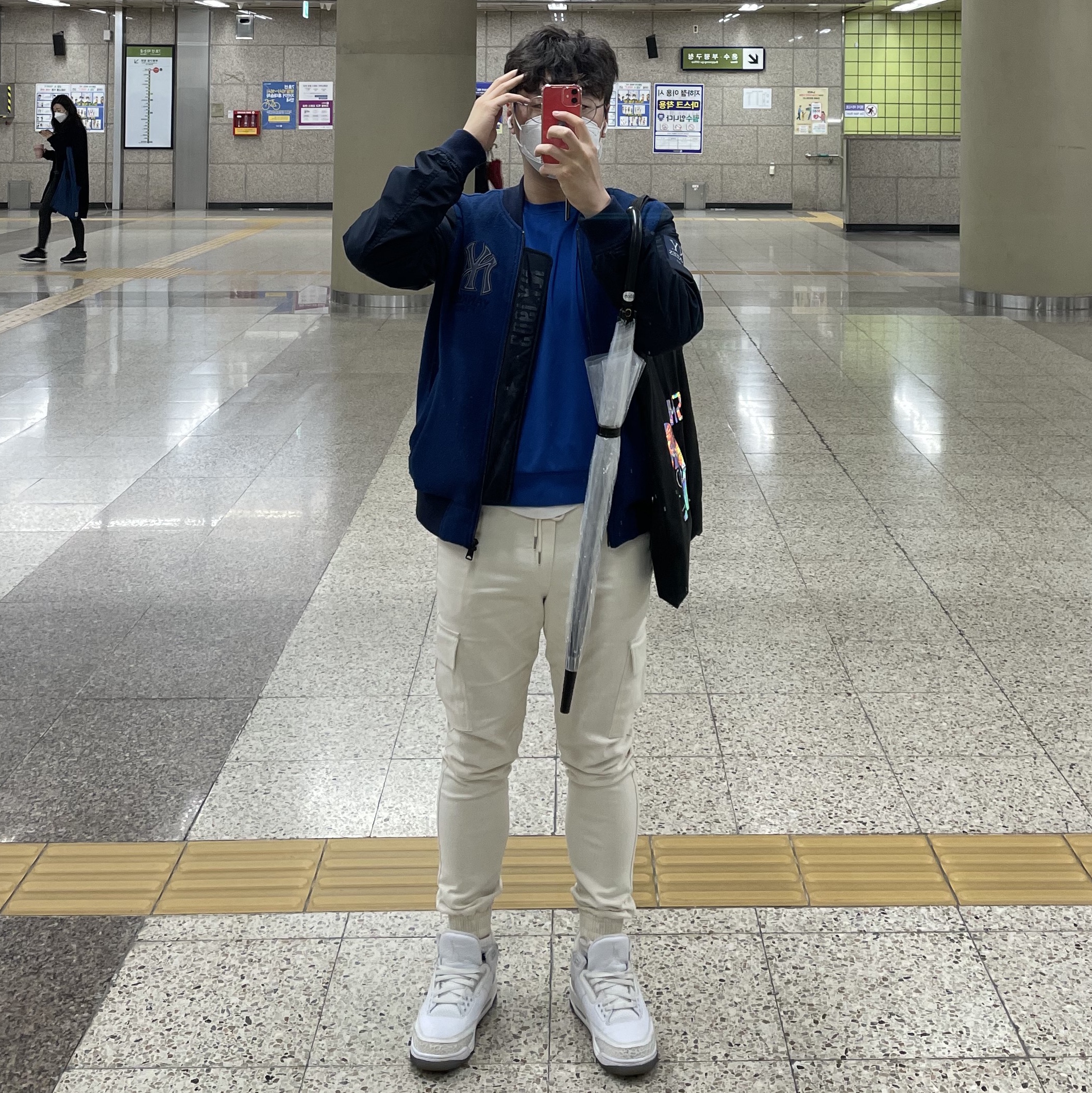 Jordan 3 Retro Pure White 2018 착용 스타일 - 1