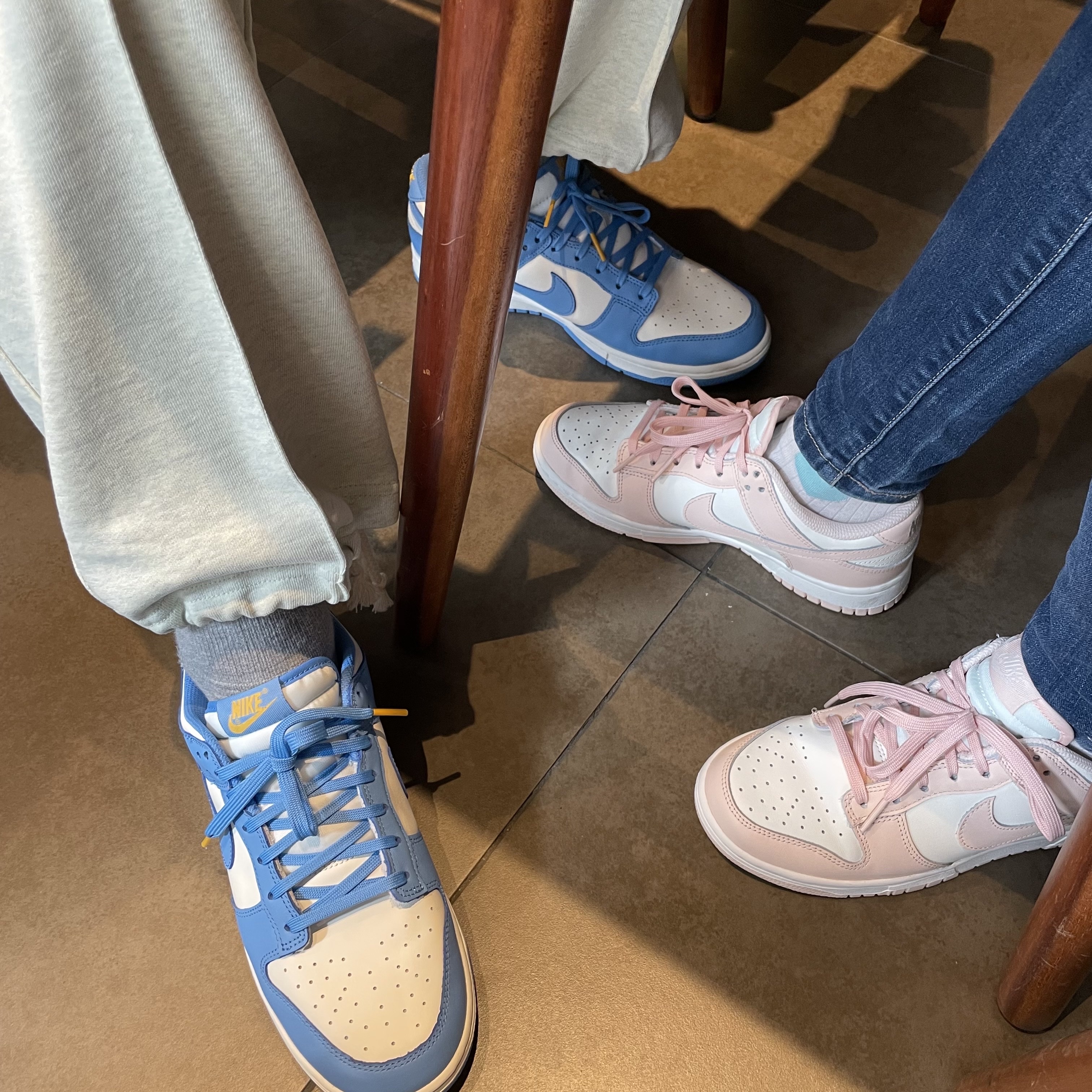 (W) Nike Dunk Low Coast, (W) Nike Dunk Low Orange Pearl 착용 스타일 - 2