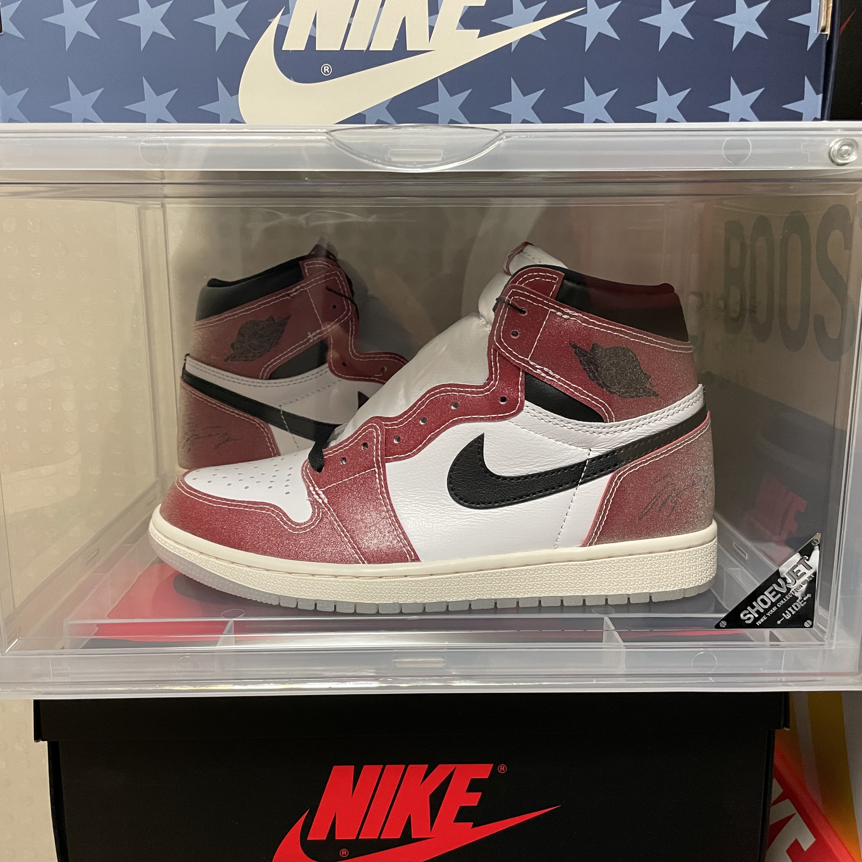 Jordan 1 x Trophy Room Retro High OG SP Chicago 착용 스타일 - 3
