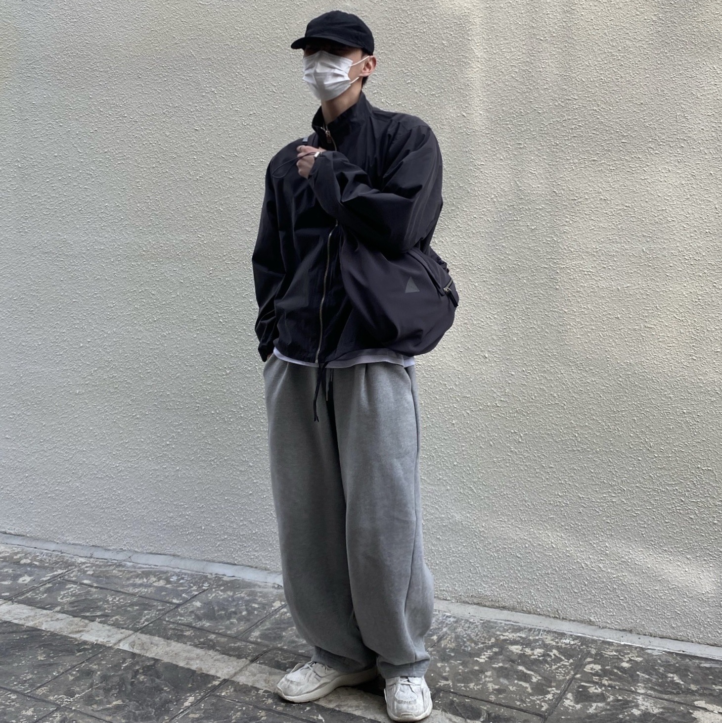 Nike x Comme des Garcons Homme Plus Air Mowabb Sail 착용 스타일