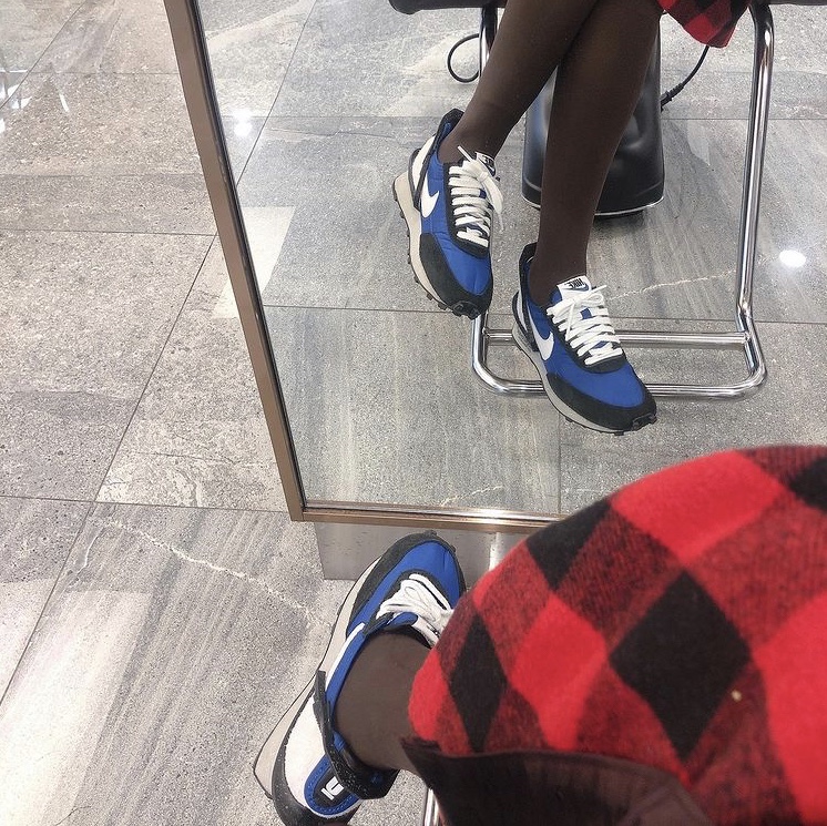 Nike x Undercover Daybreak Blue Jay 착용 스타일