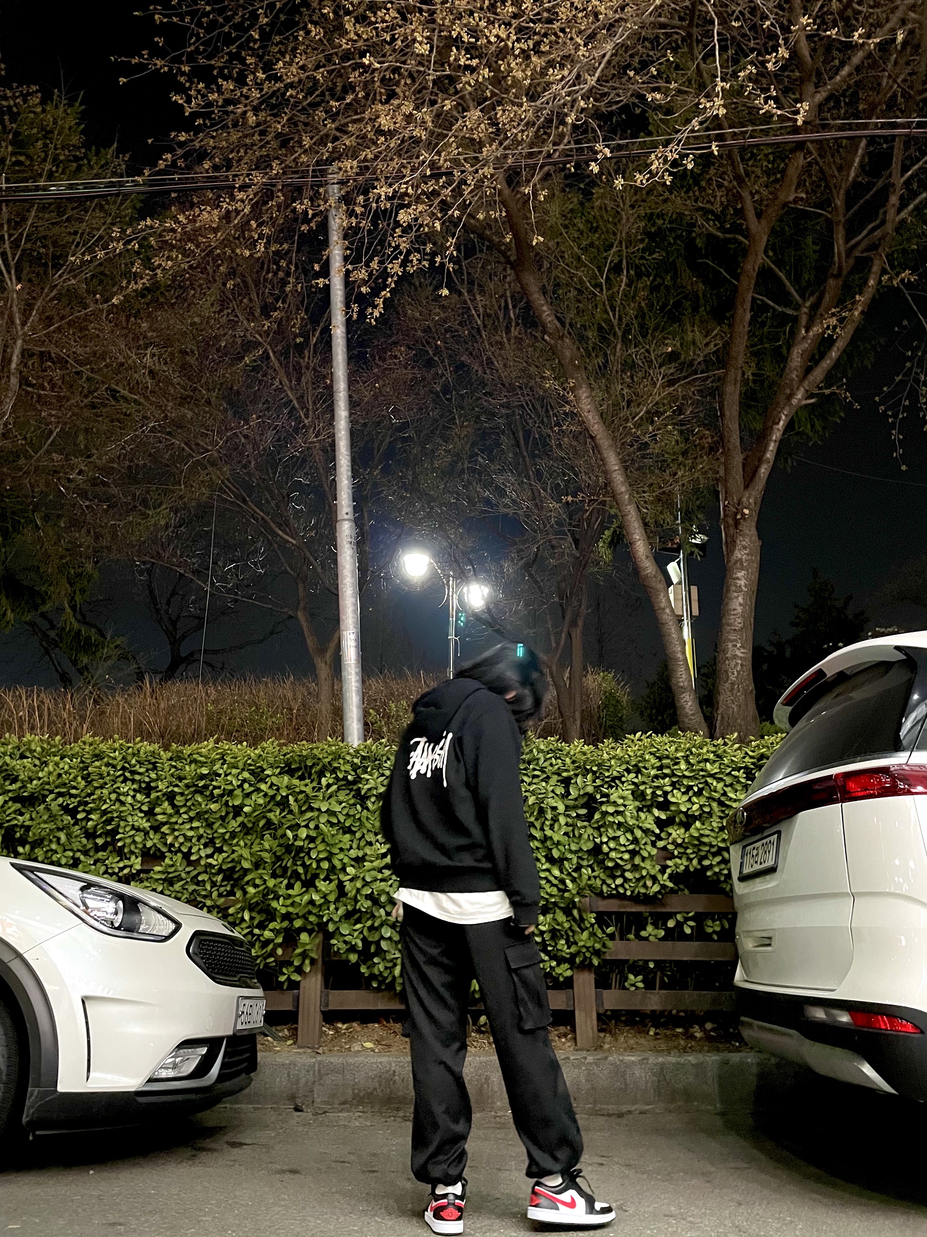 (W) Jordan 1 Low Black Siren Red, Jordan 1 Low Black Toe 착용 스타일 - 2