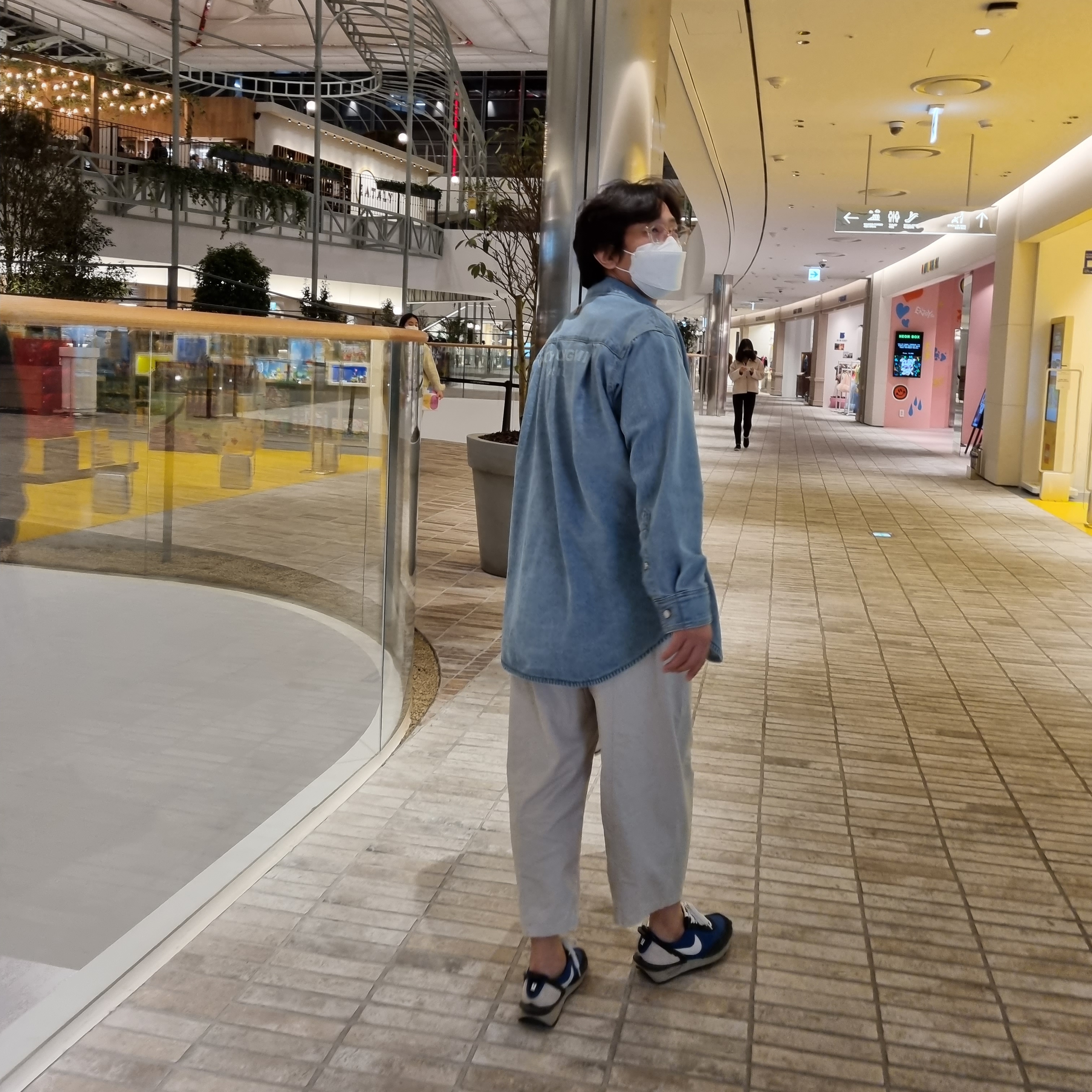 Nike x Undercover Daybreak Blue Jay 착용 스타일