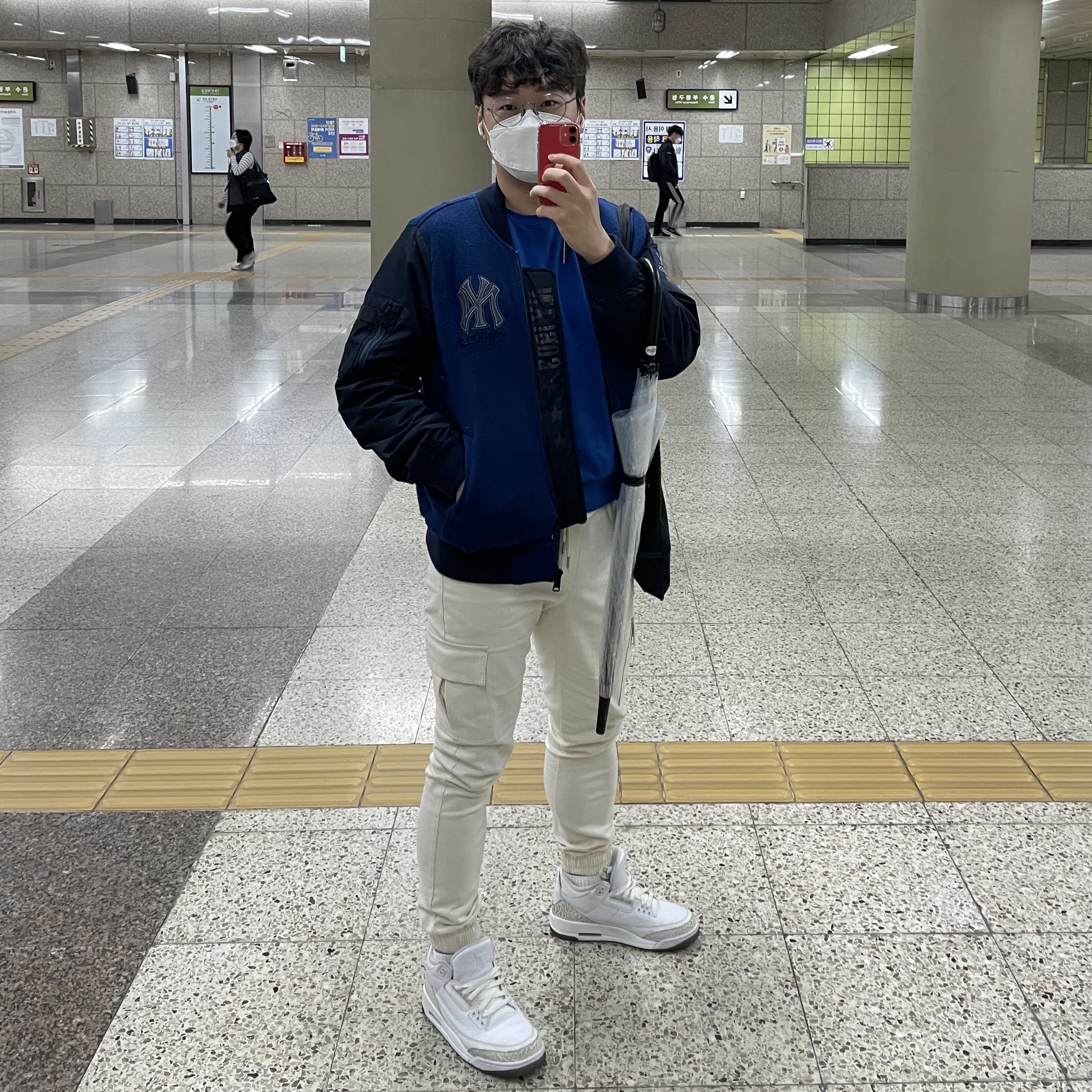 Jordan 3 Retro Pure White 2018 착용 스타일 - 3