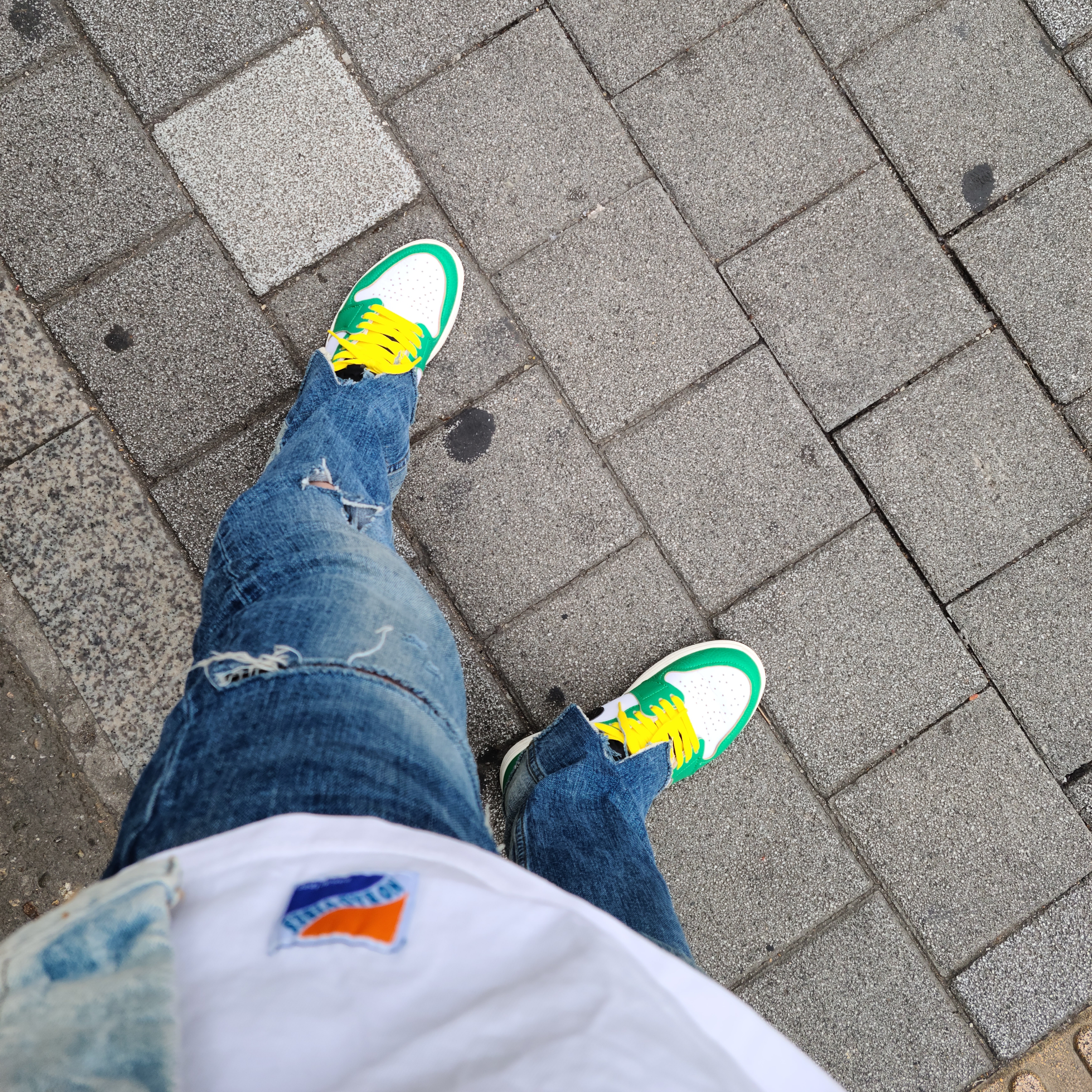 (W) Jordan 1 Retro High OG Lucky Green 착용 스타일