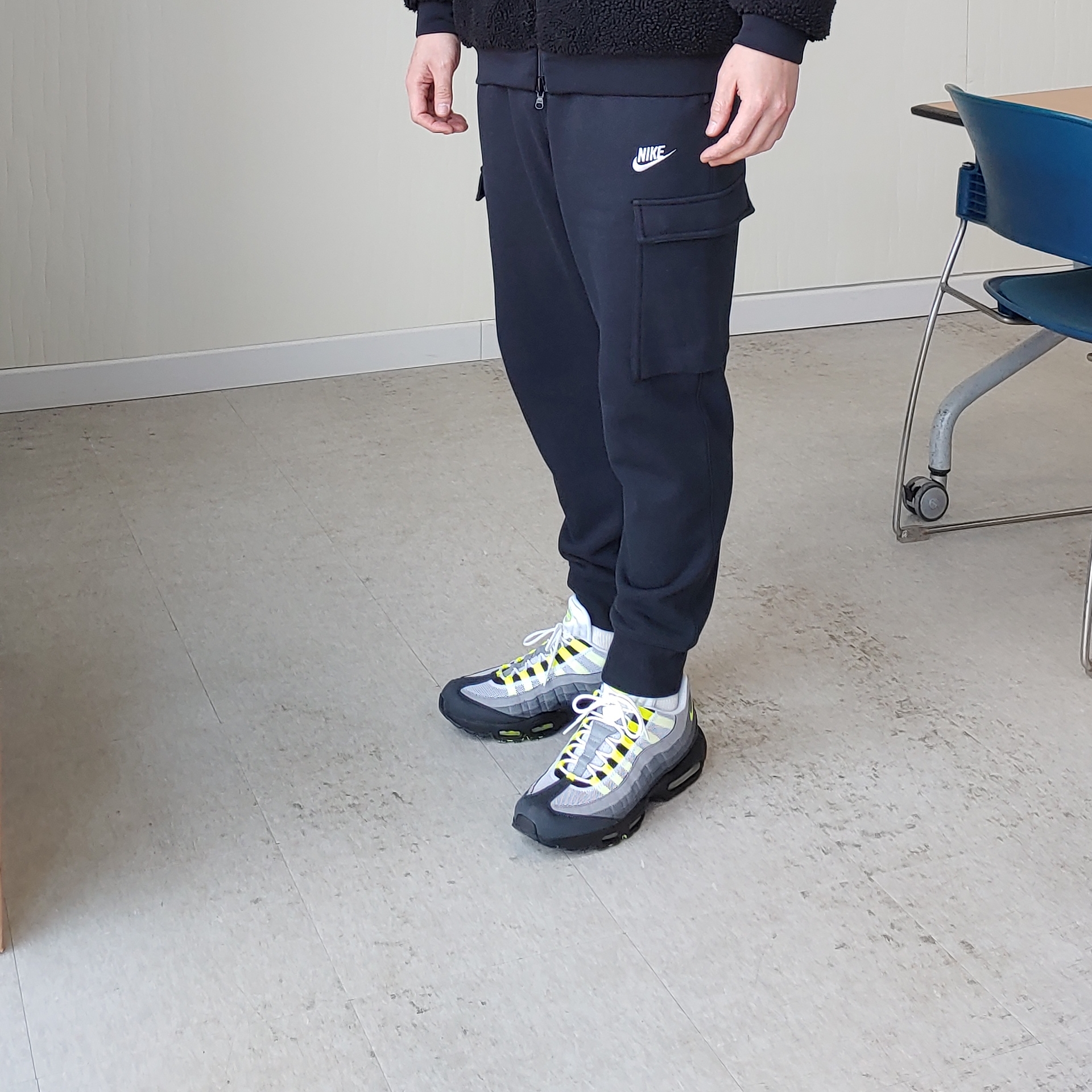 Nike Air Max 95 OG Neon Yellow 2020 착용 스타일