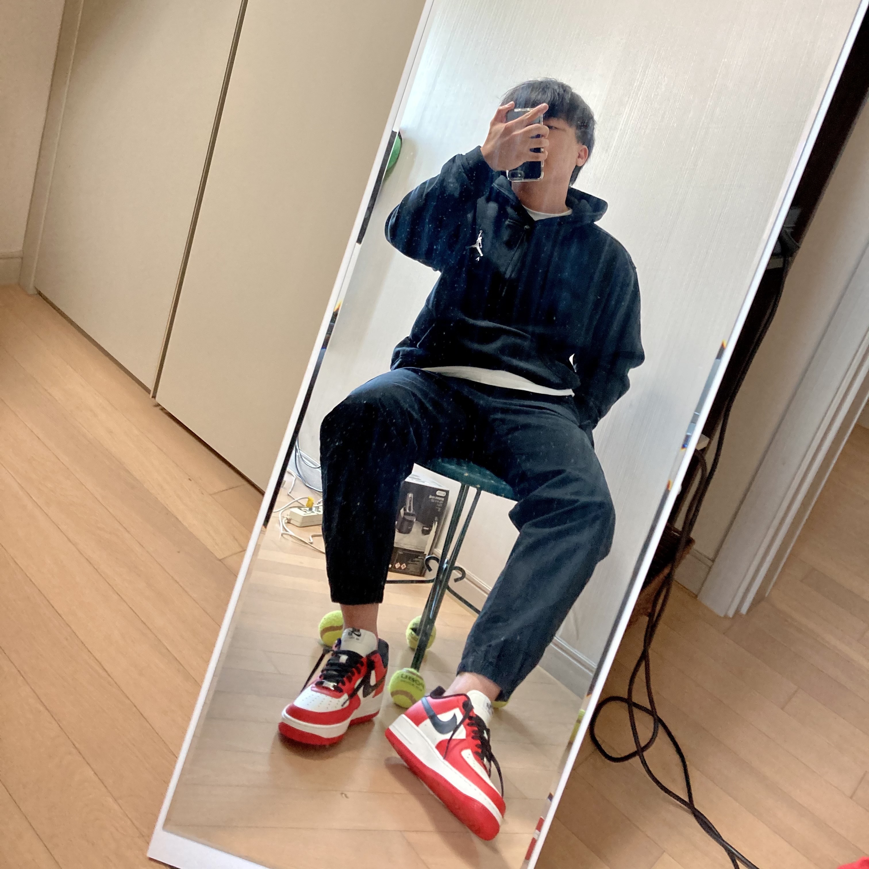 Nike Air Force 1 '07 Low White 착용 스타일