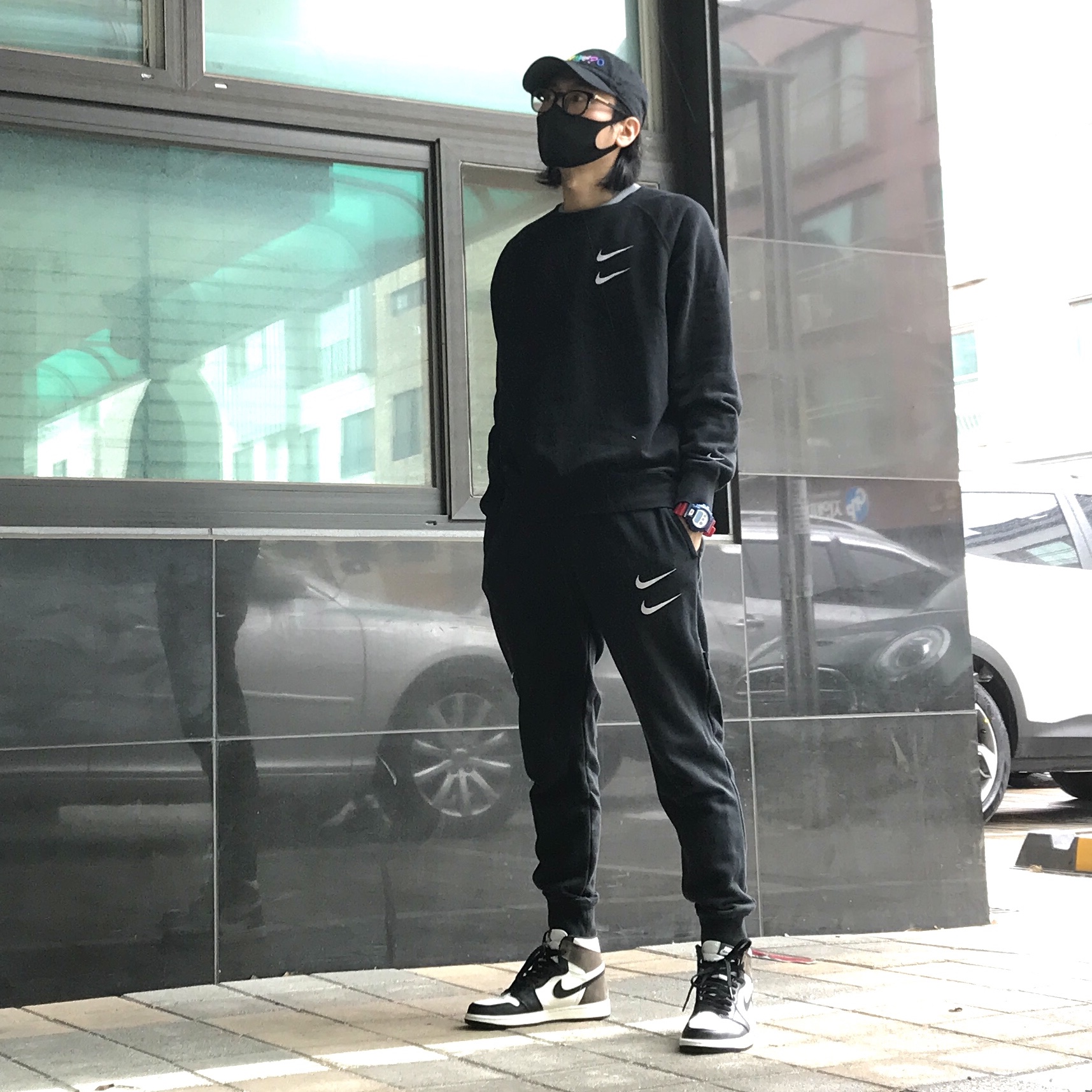 Jordan 1 Retro High OG Black Mocha 착용 스타일