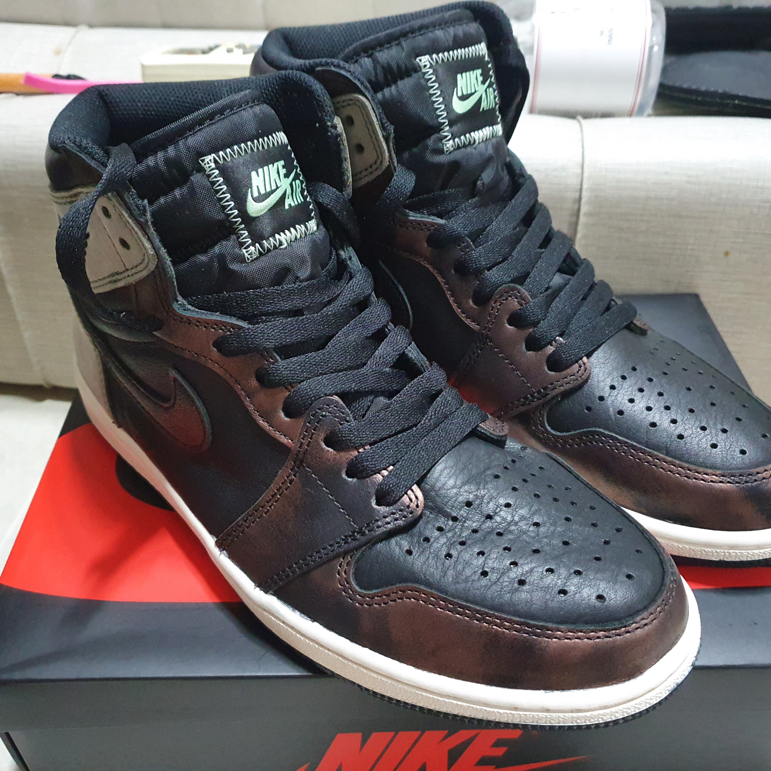 Jordan 1 Retro High OG Rust Shadow 착용 스타일 - 2