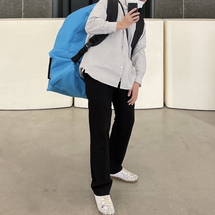 Maison Margiela Replica Paint Drop Sneakers 착용 스타일