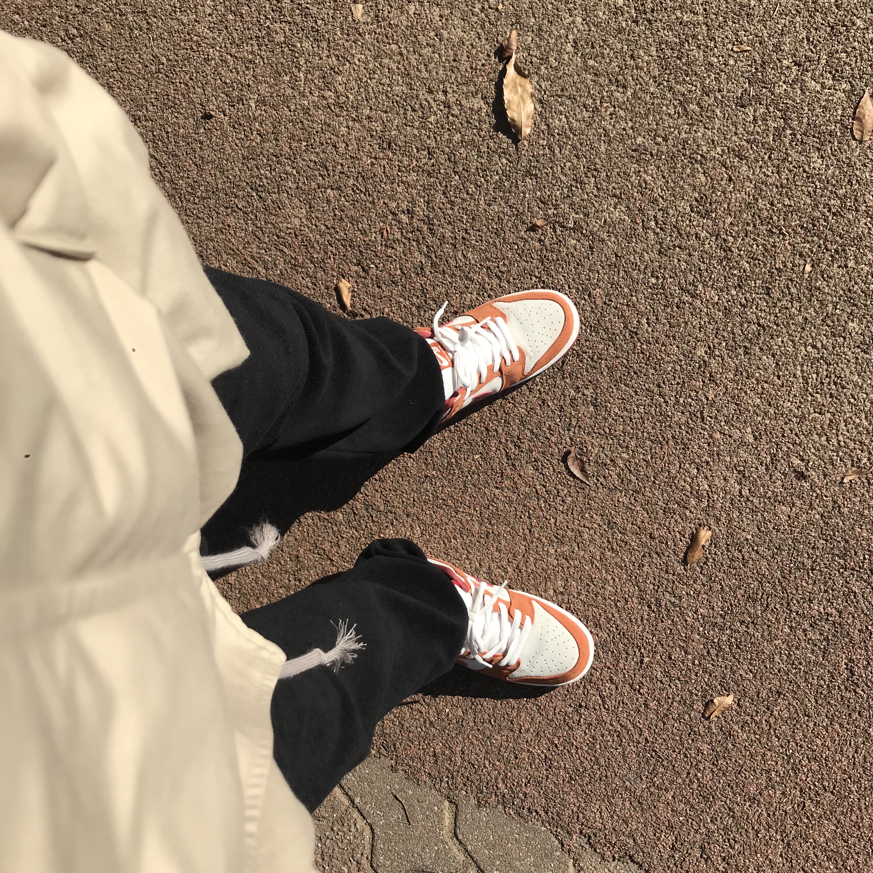 Nike SB Dunk Low Pro Dark Russet 착용 스타일